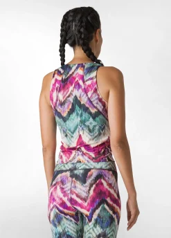 Sale DEHA Allover Microfibre Top Multicolor All Chevron