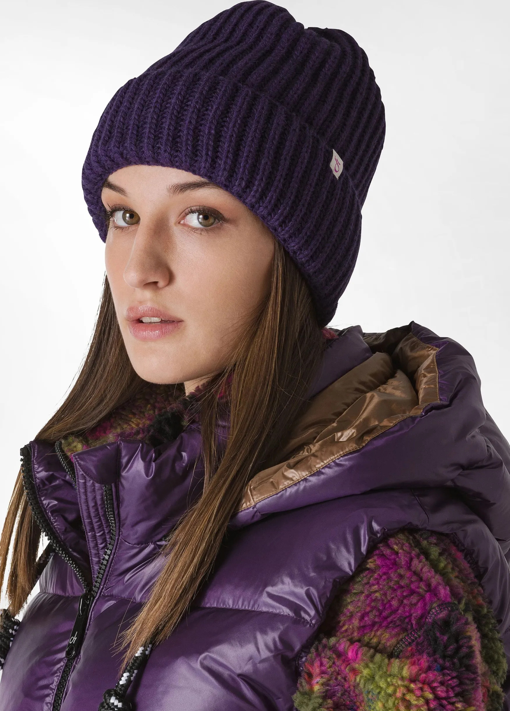 New DEHA Beanie Purple Aubergine Violet