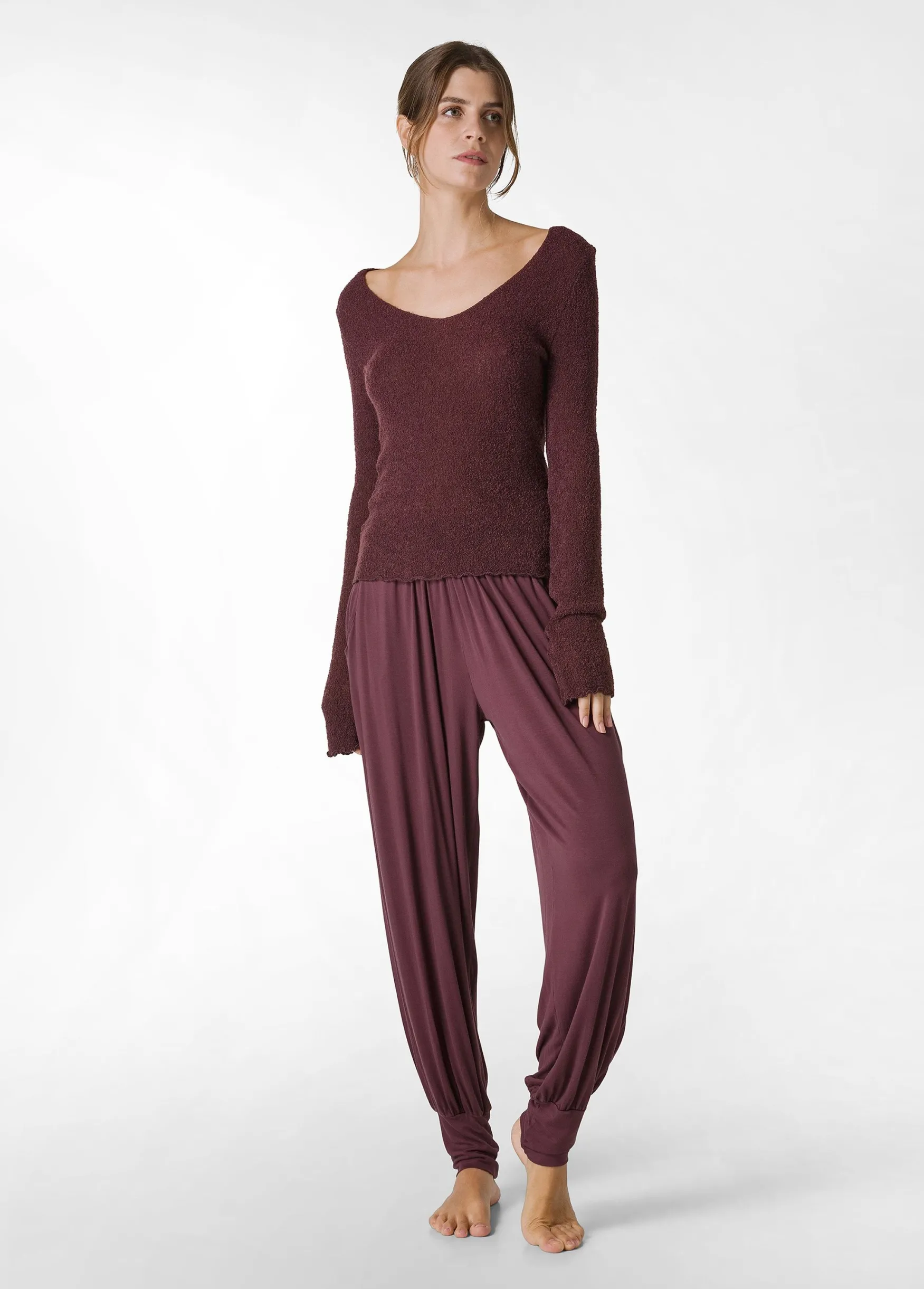 Sale DEHA Boucle Sweater Red Tibetan Red