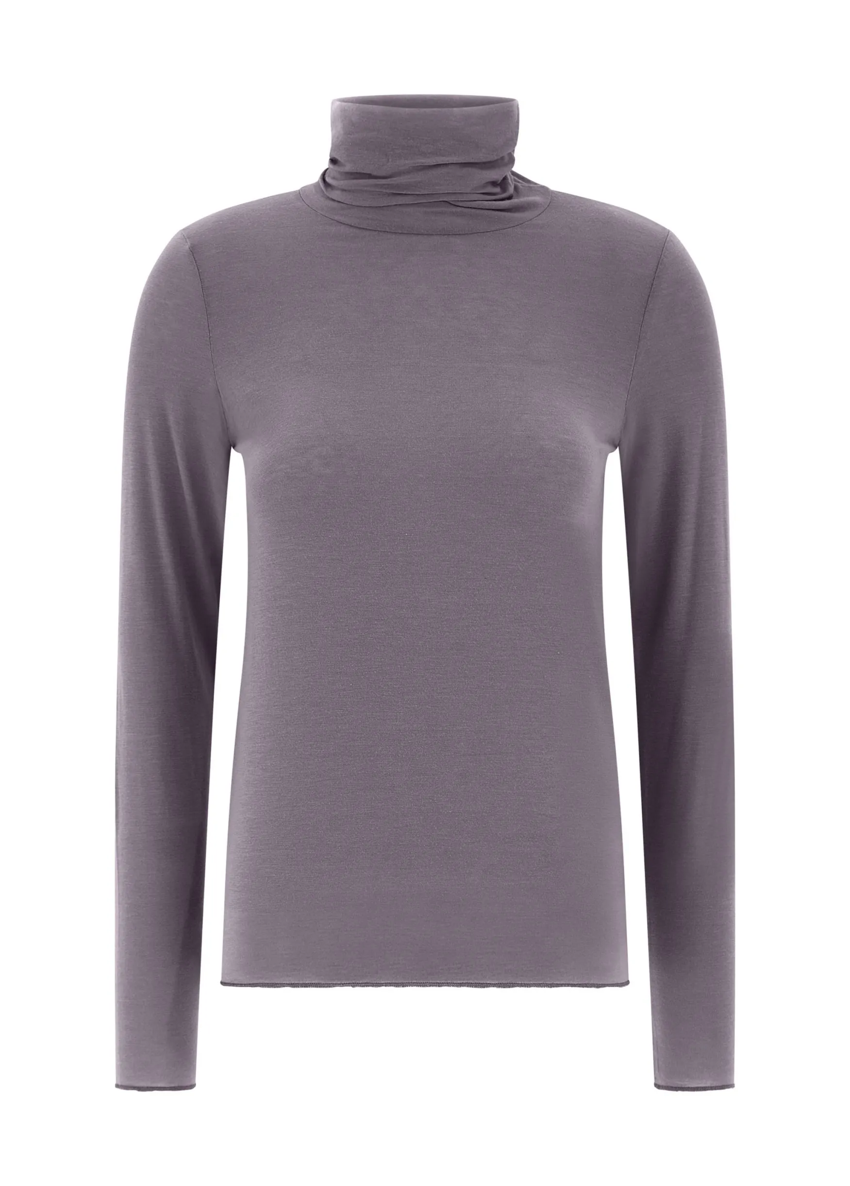 Cheap DEHA Cashmere Blend High Neck Top Purple Mauve Violet