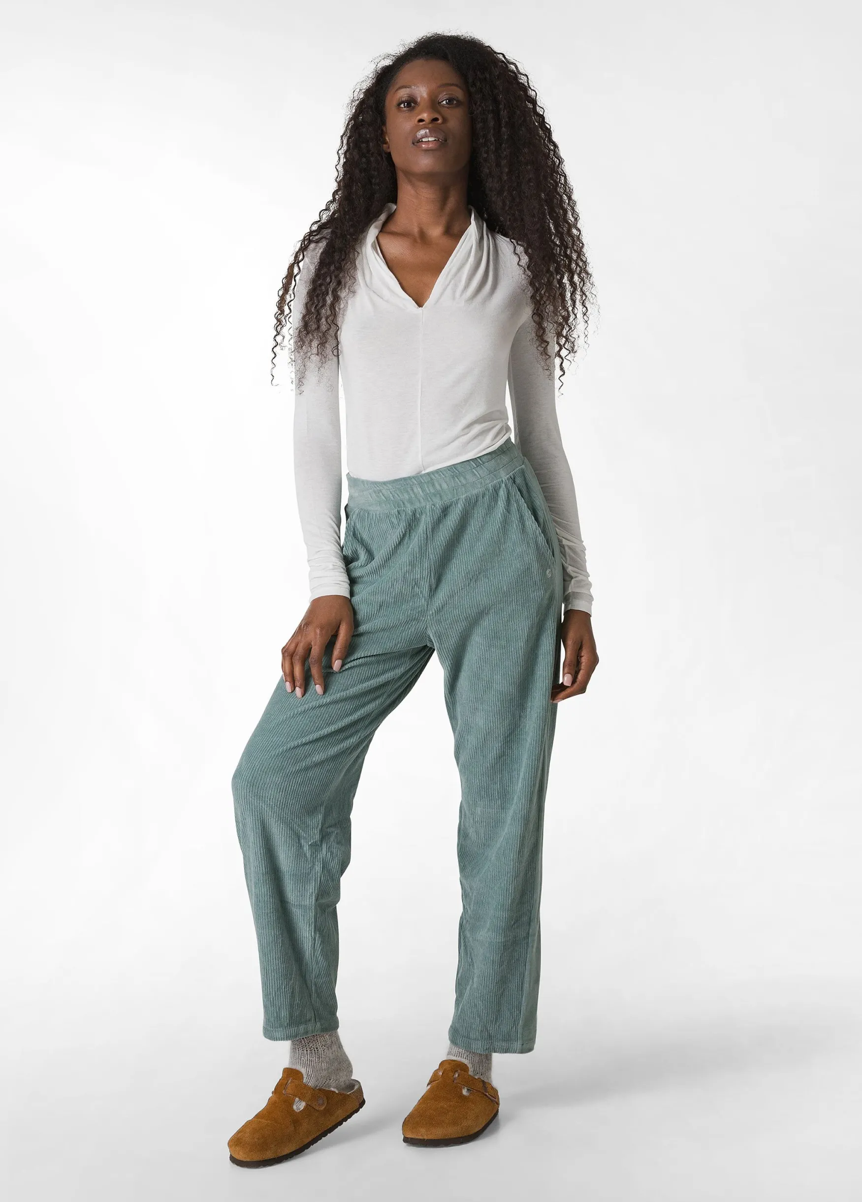 Sale DEHA Cashmere Blend Long Sleeve T-Shirt White Milk White