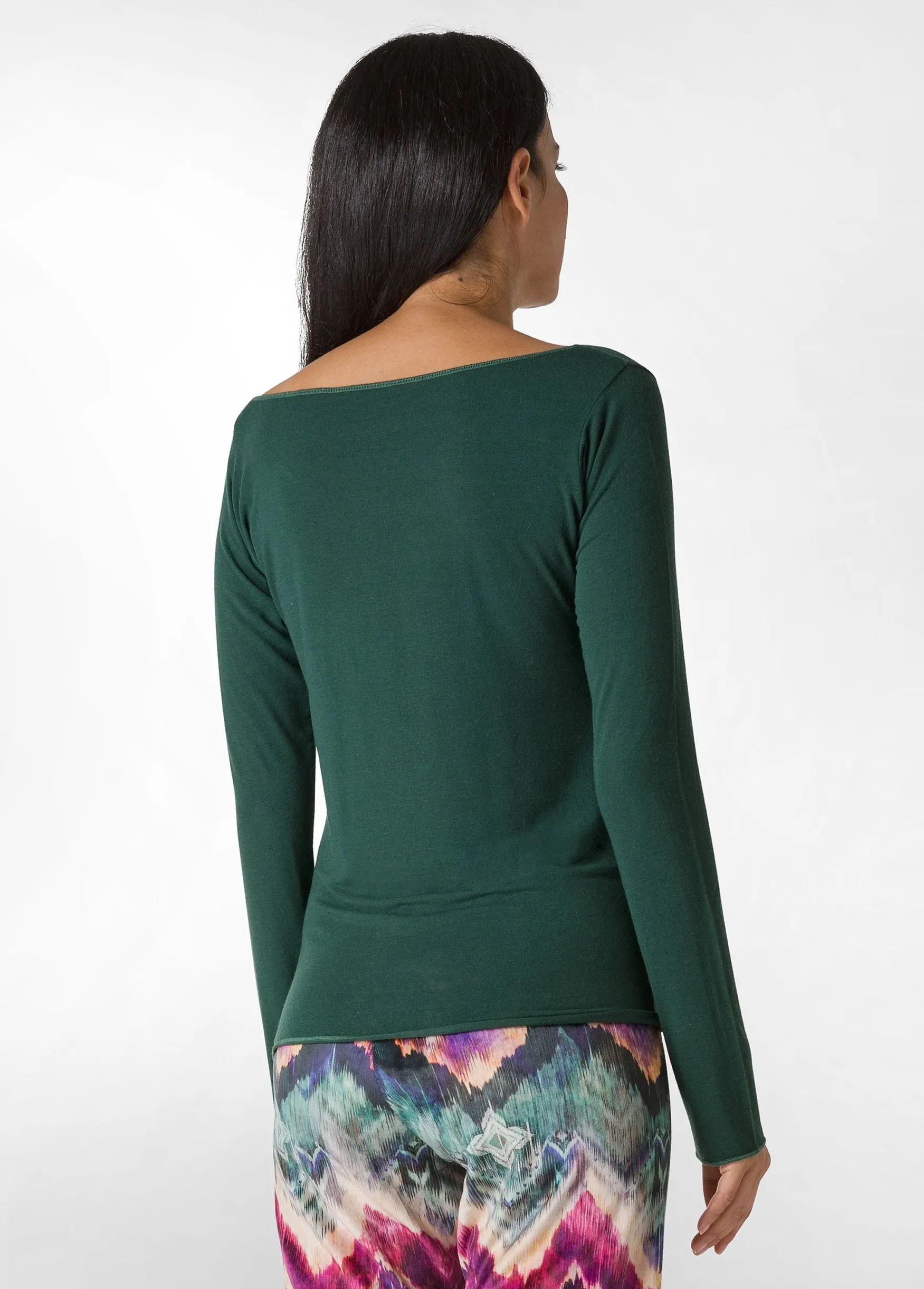 Online DEHA Cashmere Blend T-Shirt Green Forest Green