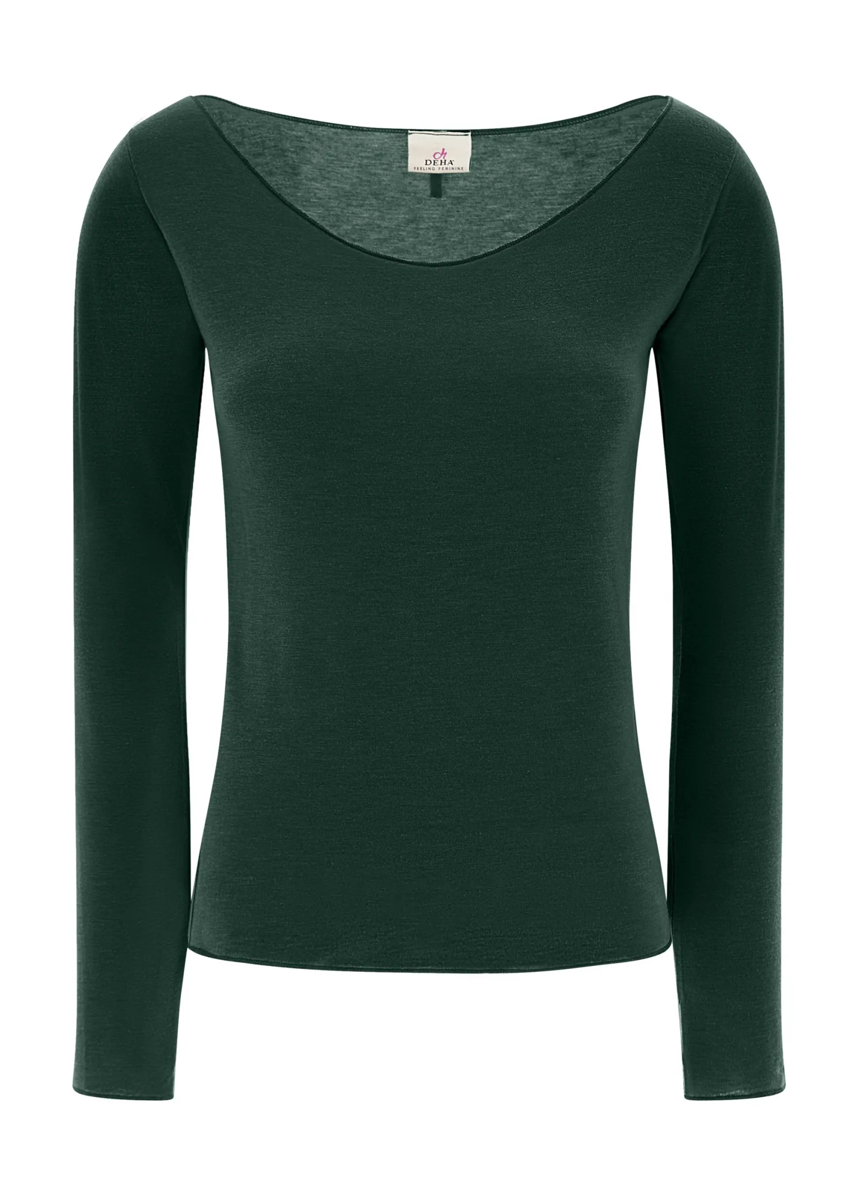 Online DEHA Cashmere Blend T-Shirt Green Forest Green