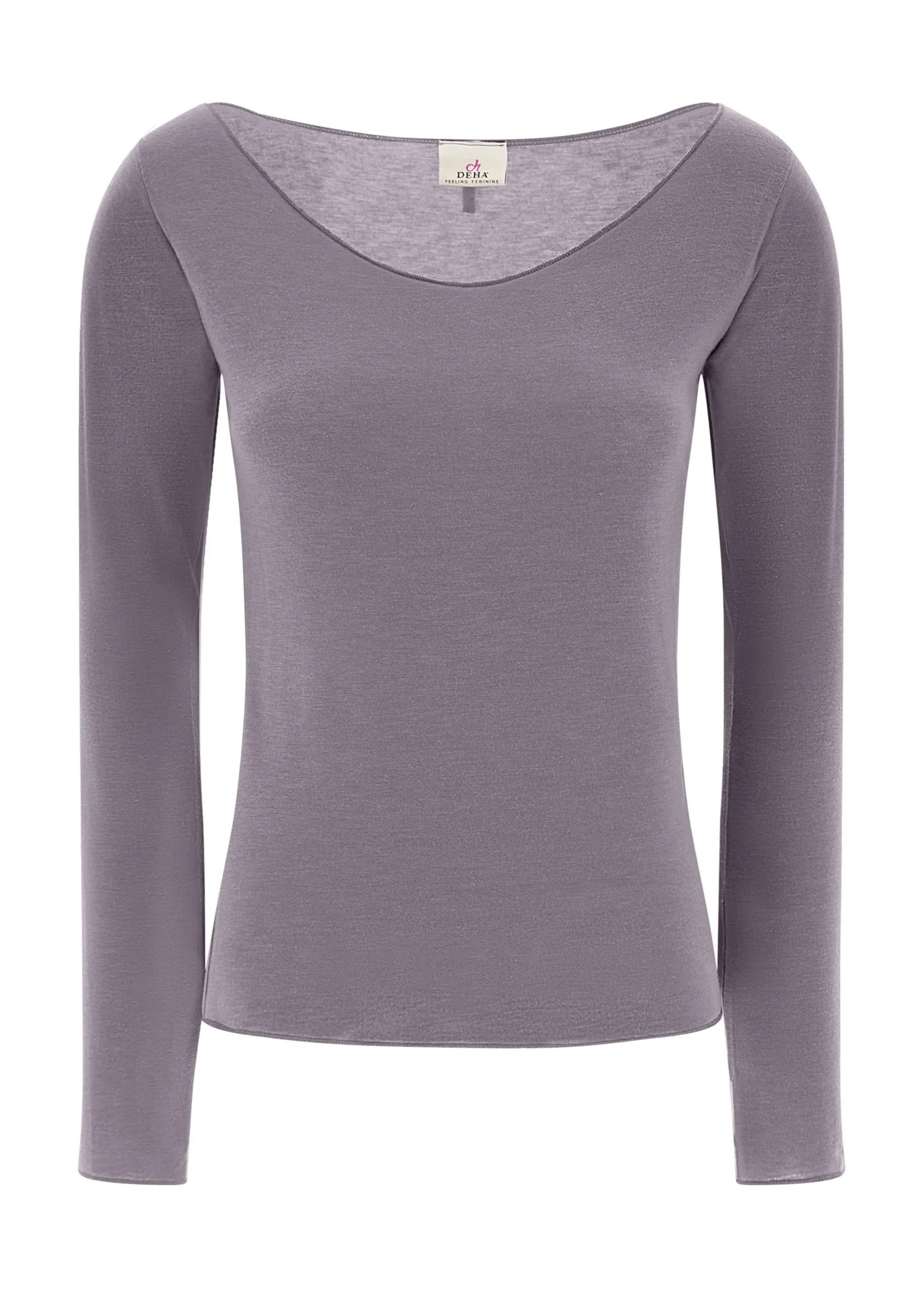 Best DEHA Cashmere Blend T-Shirt Purple Mauve Violet