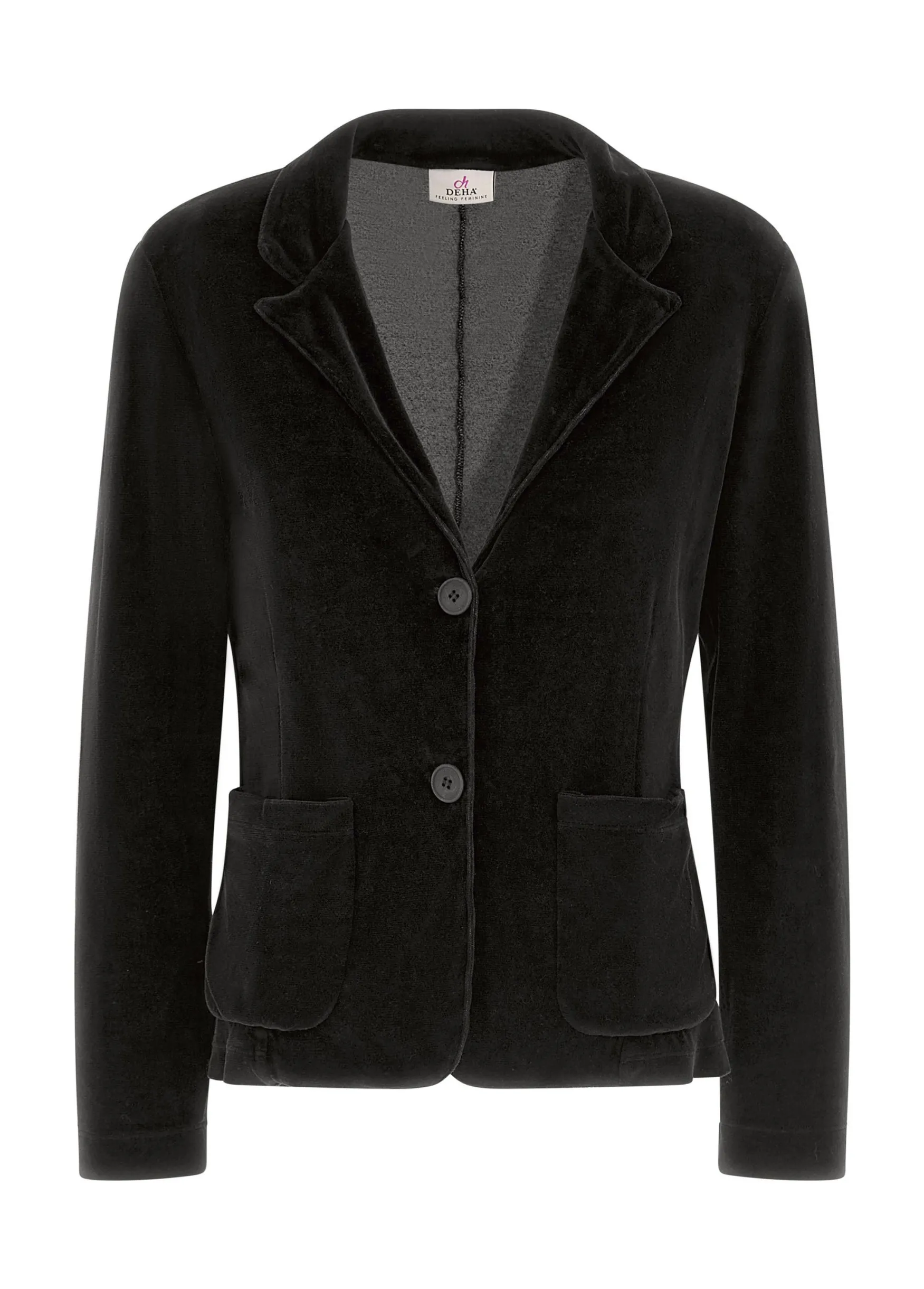 Online DEHA Chenille Blazer Black