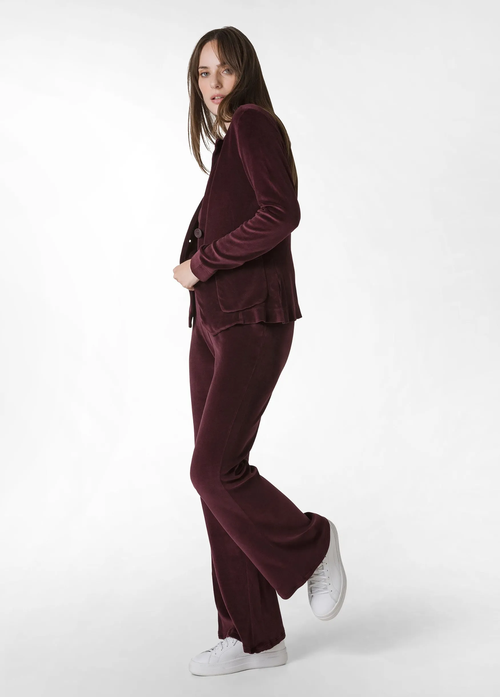 Sale DEHA Chenille Blazer Red Tibetan Red