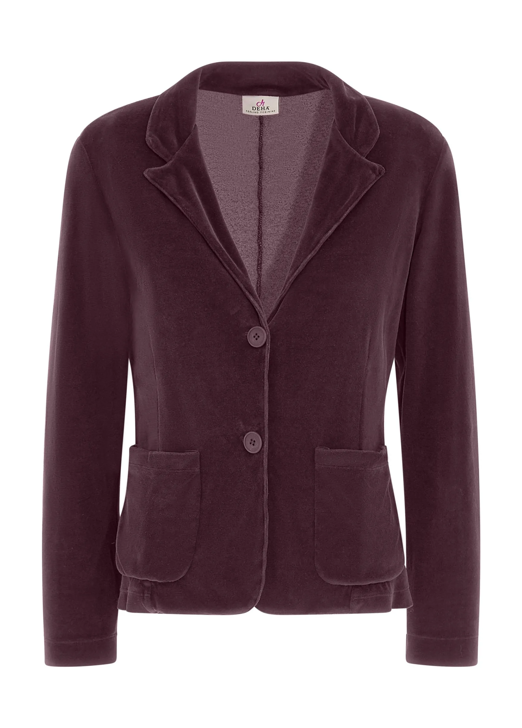 Sale DEHA Chenille Blazer Red Tibetan Red
