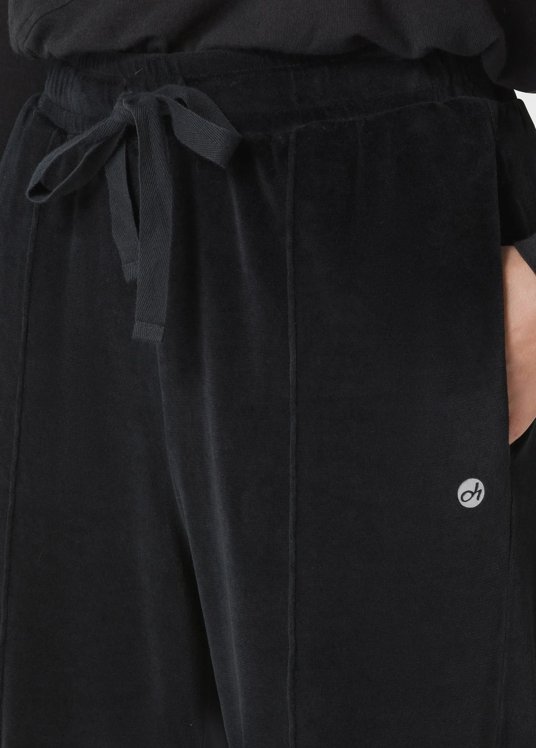 Hot DEHA Chenille Lounge Jogger Black