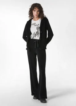 Fashion DEHA Chenille Lounge Pants Black