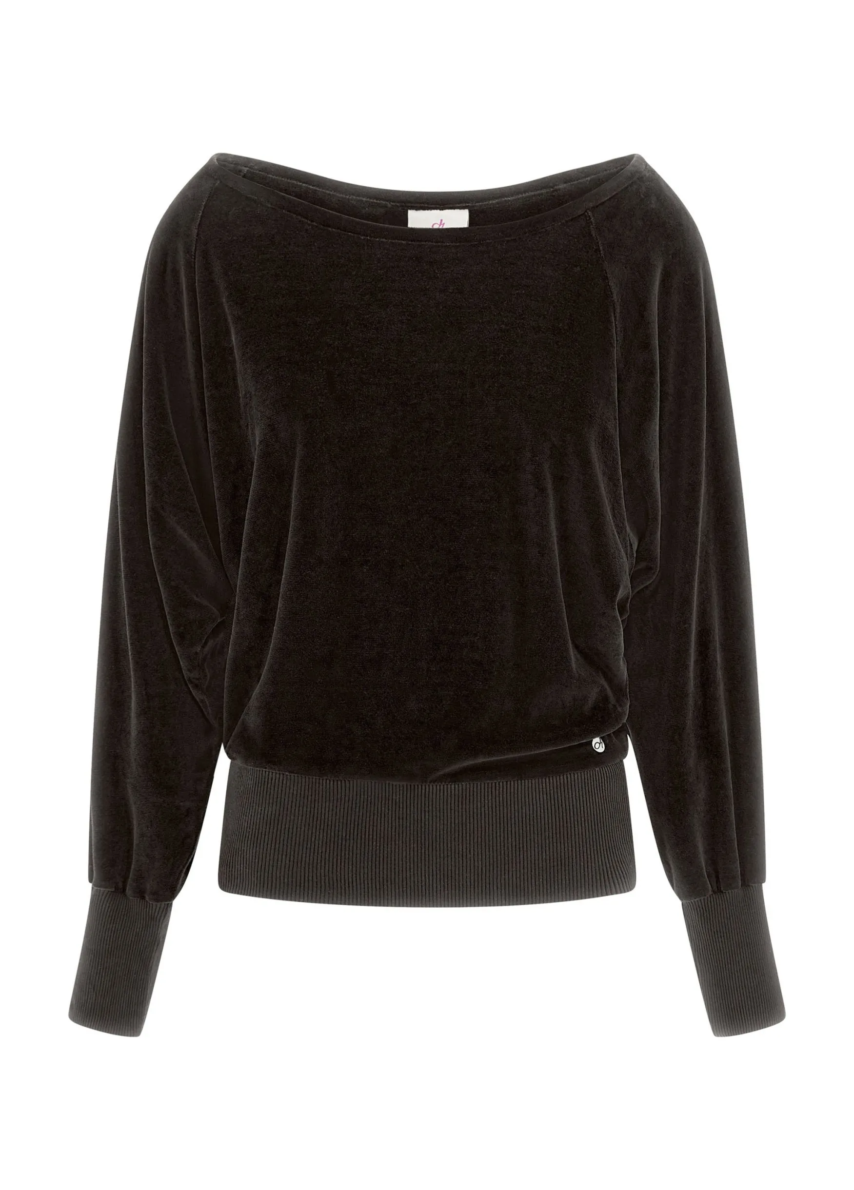 New DEHA Chenille Lounge Sweatshirt Black