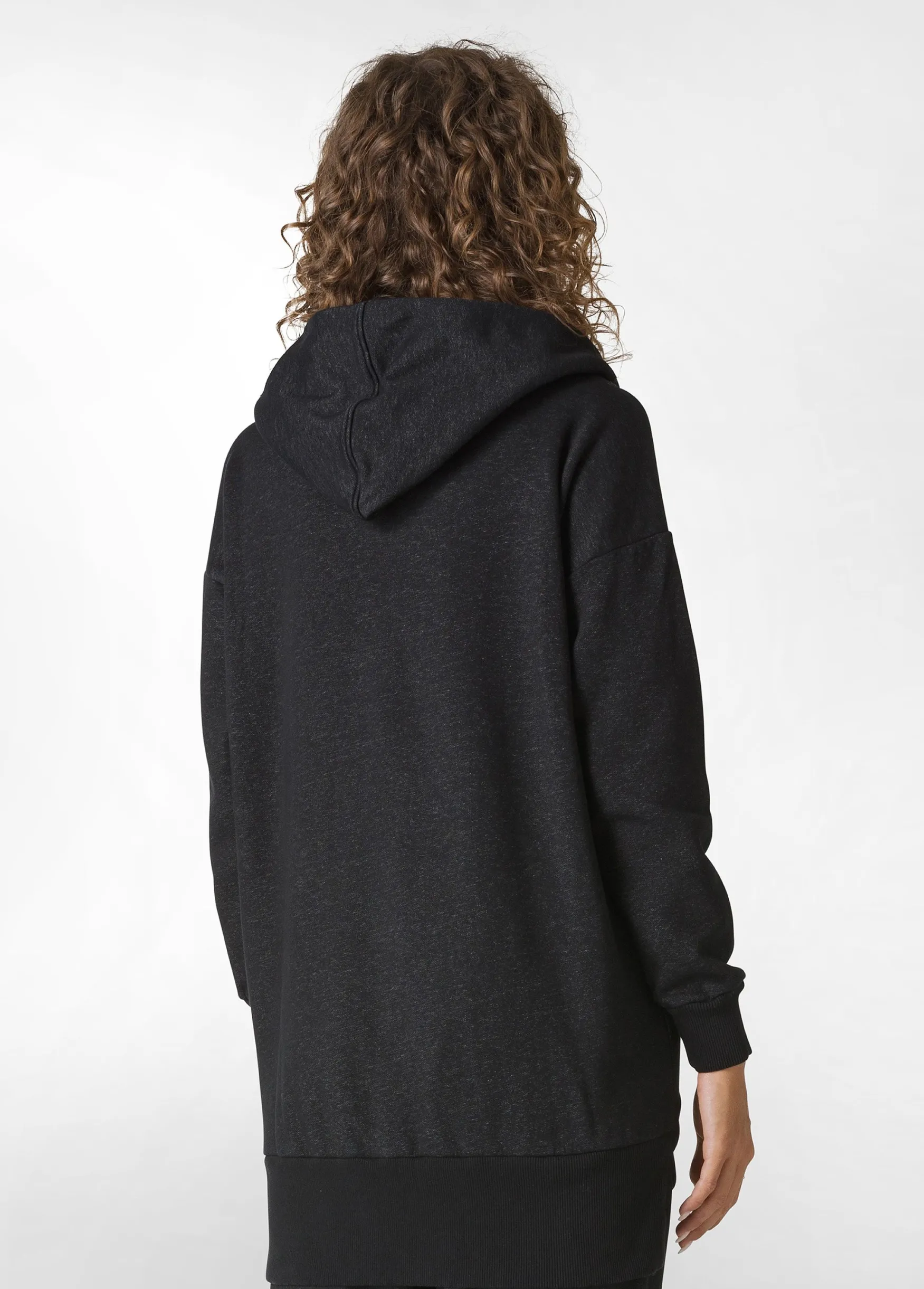 Fashion DEHA Comfort Oversize Full Zip Hoodie Black