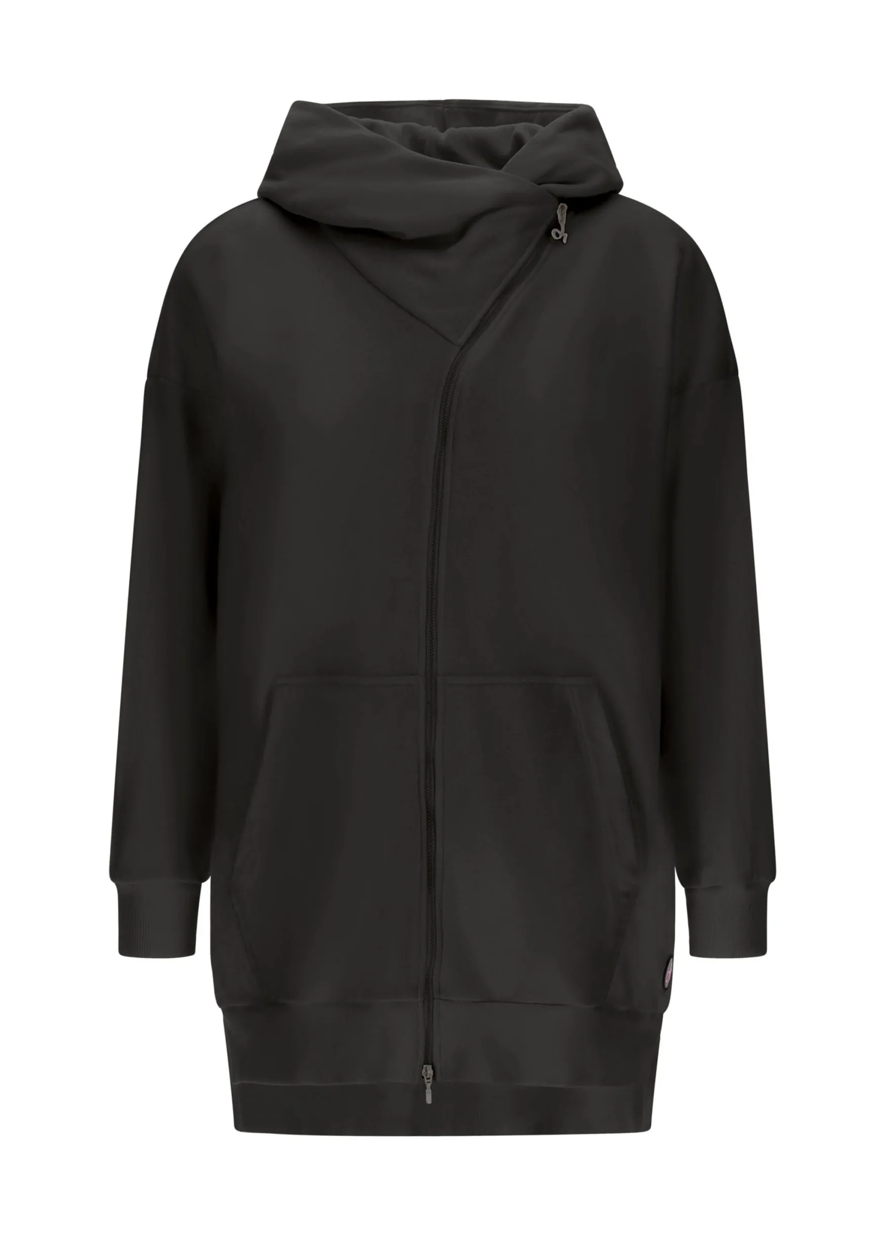 Fashion DEHA Comfort Oversize Full Zip Hoodie Black
