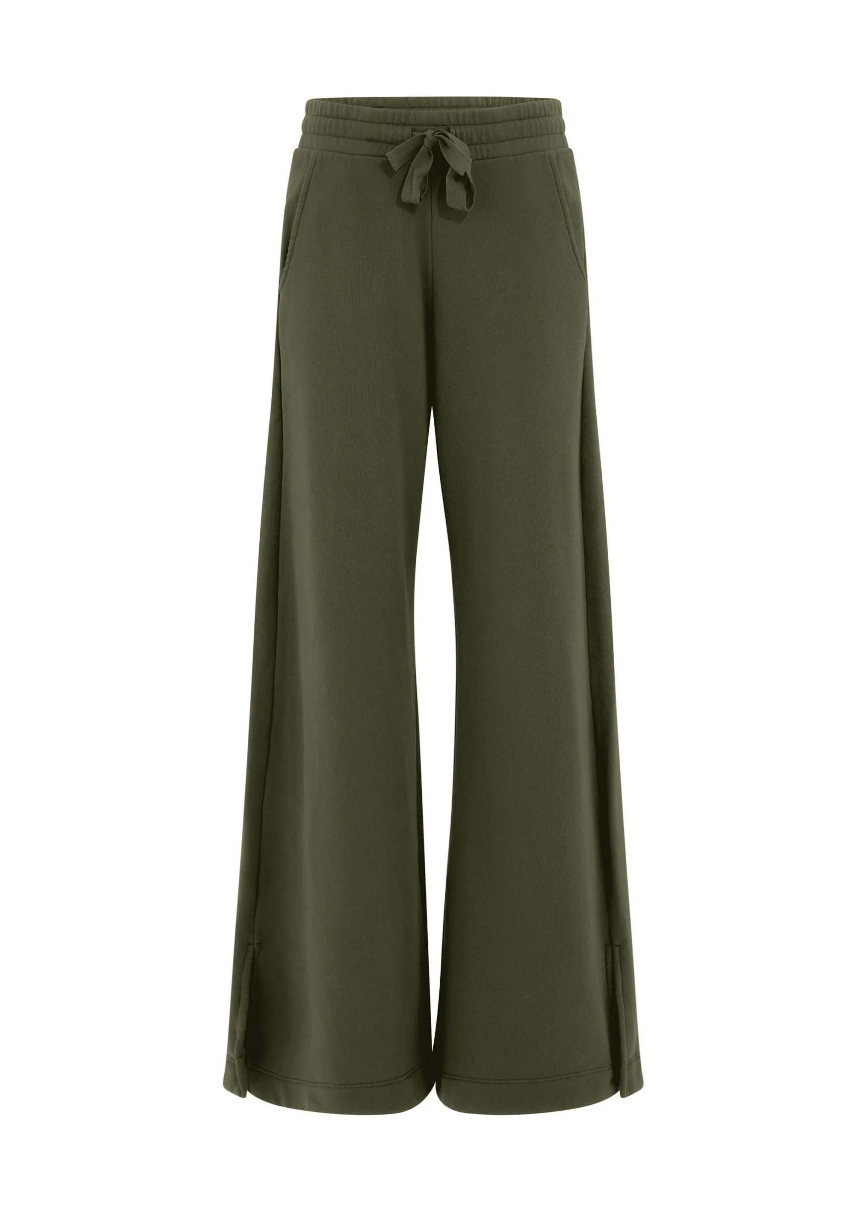 Store DEHA Comfort Slit Sweatpants Green Olive Green