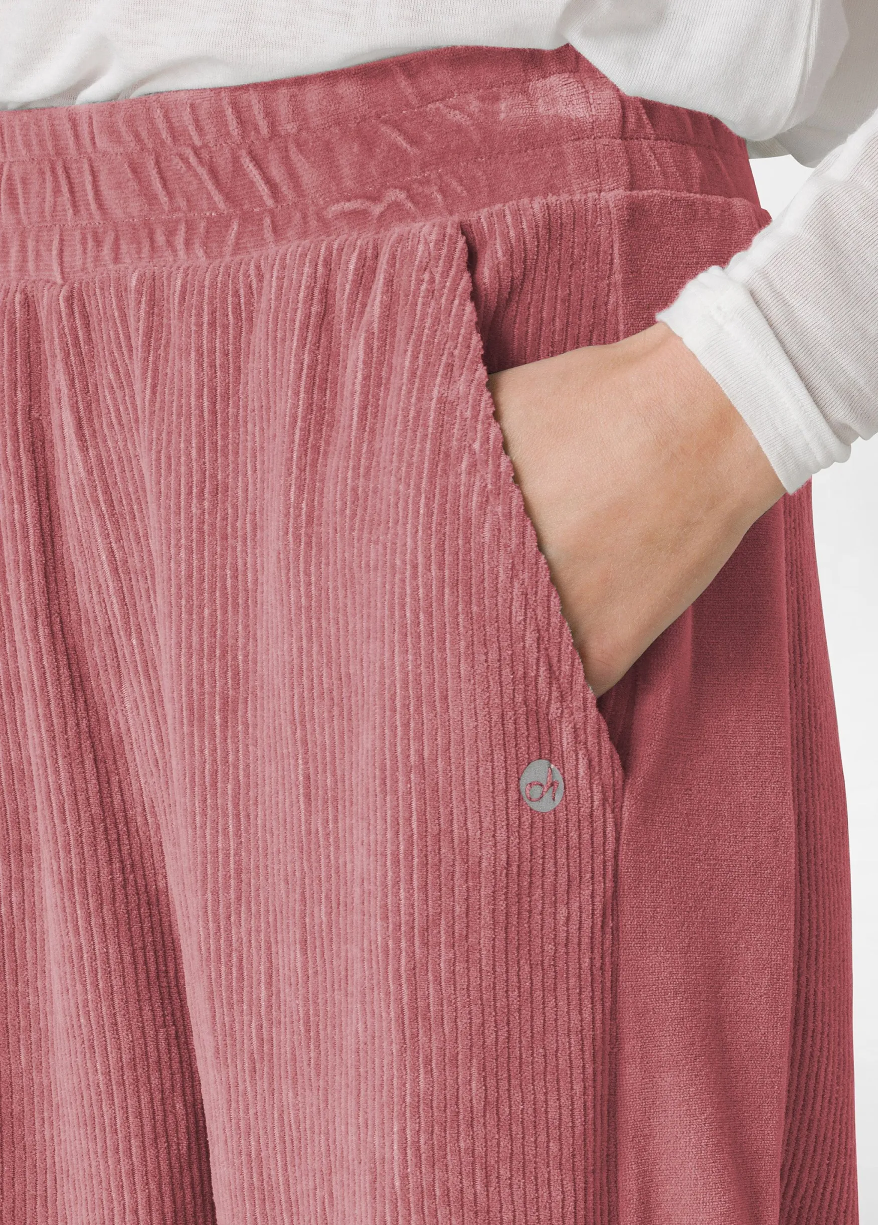 Shop DEHA Corduroy Chenille Pants Pink Deco' Rose