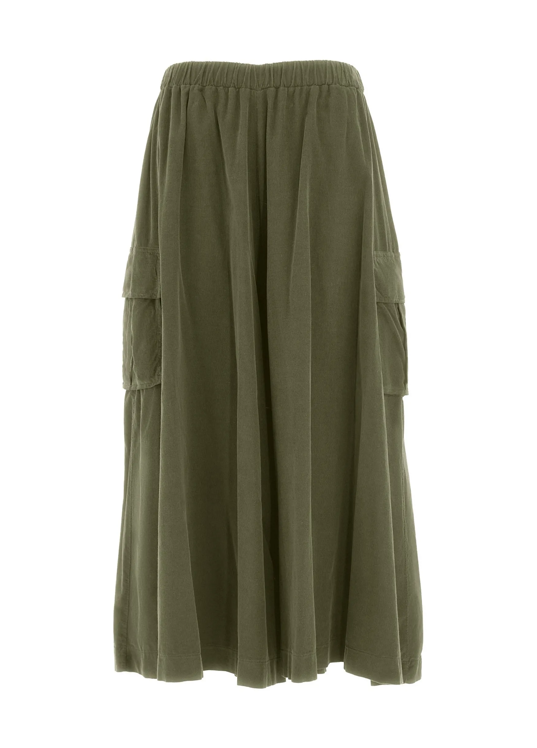 Best Sale DEHA Corduroy Coulotte Pants Green Olive Green