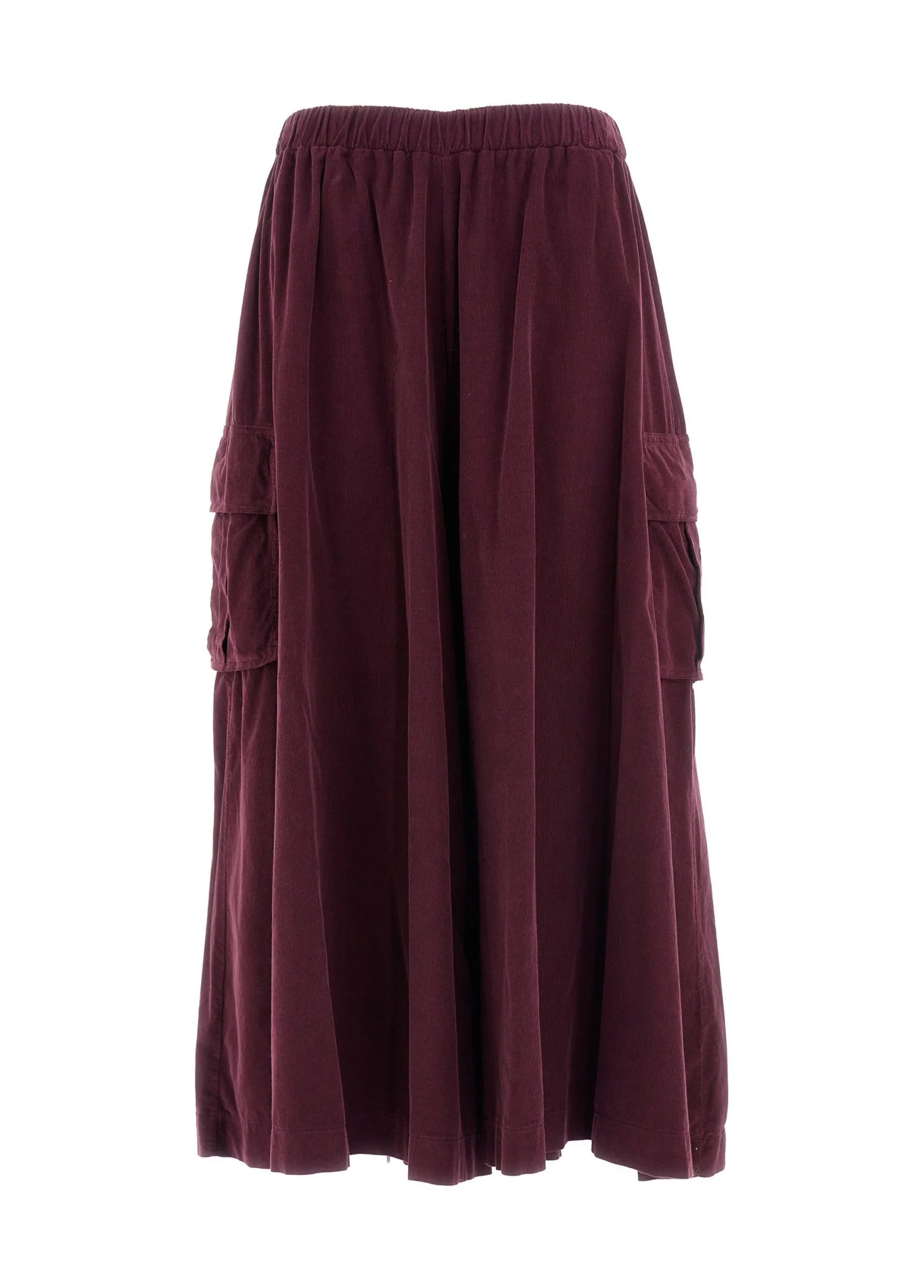 New DEHA Corduroy Coulotte Pants Red Tibetan Red