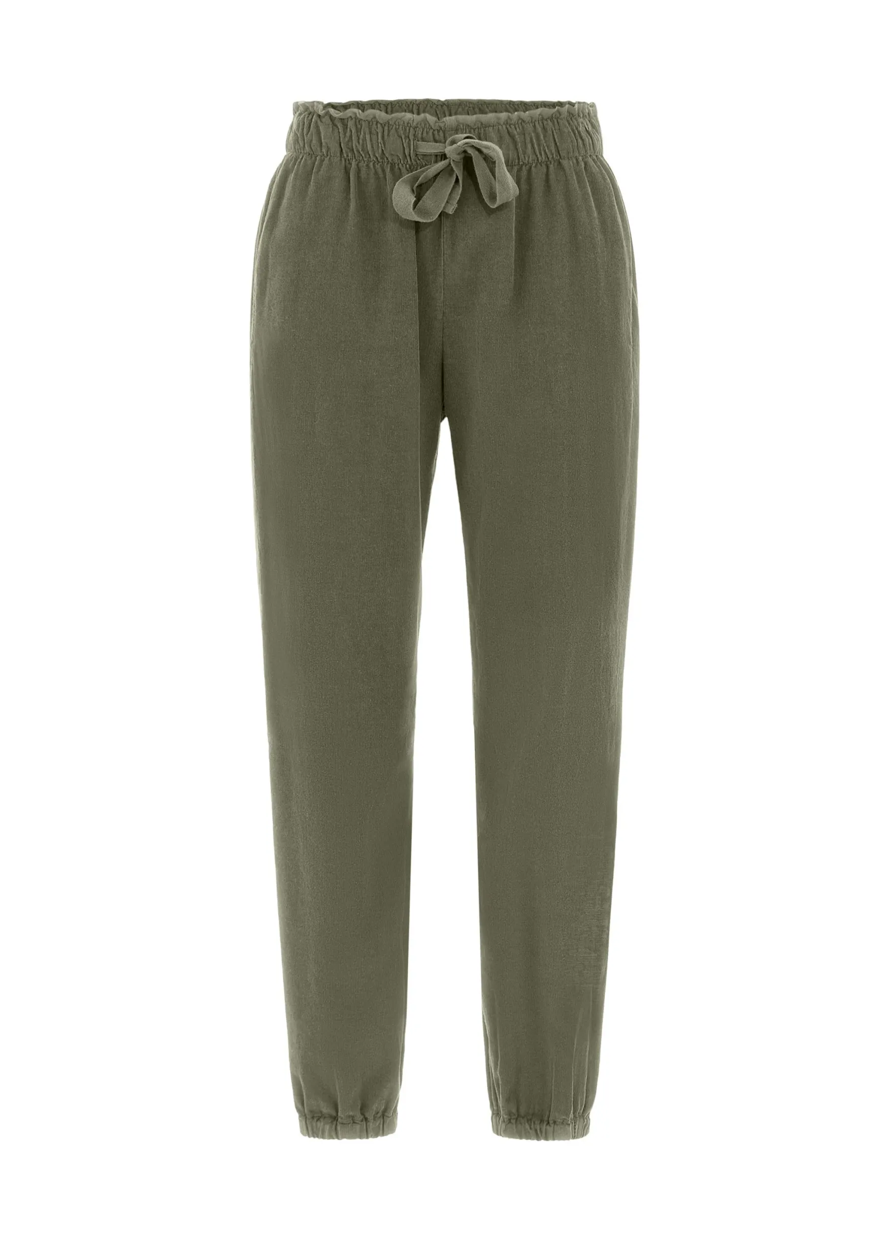 Flash Sale DEHA Corduroy Jogger Pants Green Olive Green