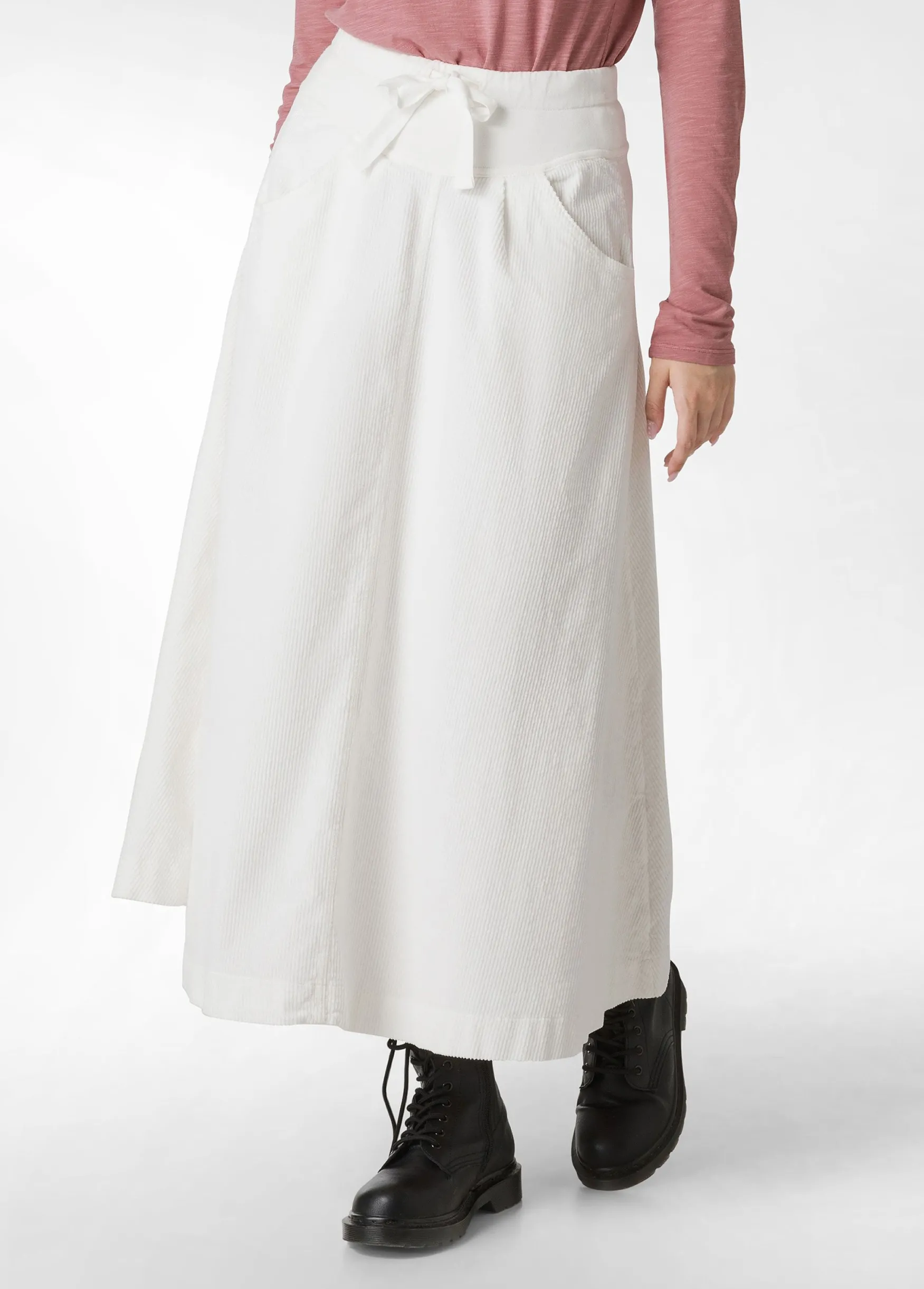 Flash Sale DEHA Corduroy Long Skirt White Milk White