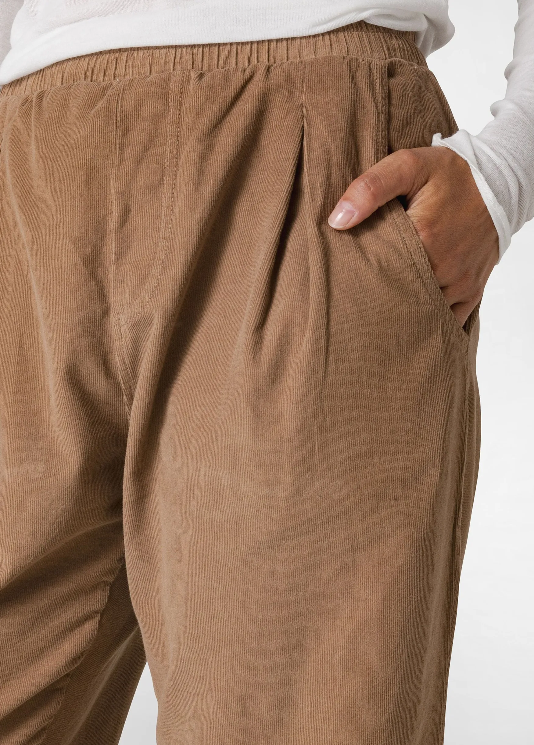 Outlet DEHA Corduroy Relaxed Pants Brown Biscuit Brown