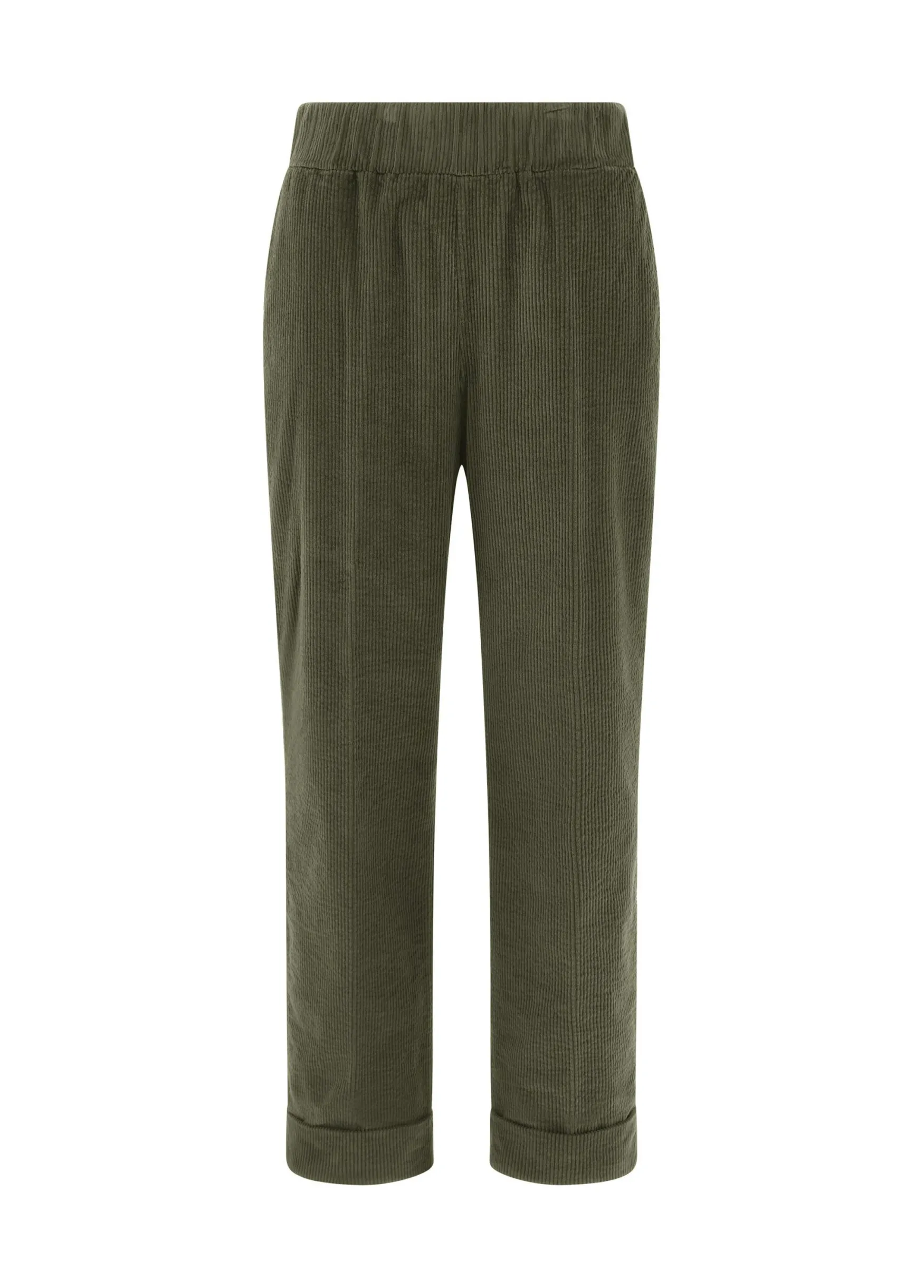 Store DEHA Corduroy Straight Pants Green Olive Green