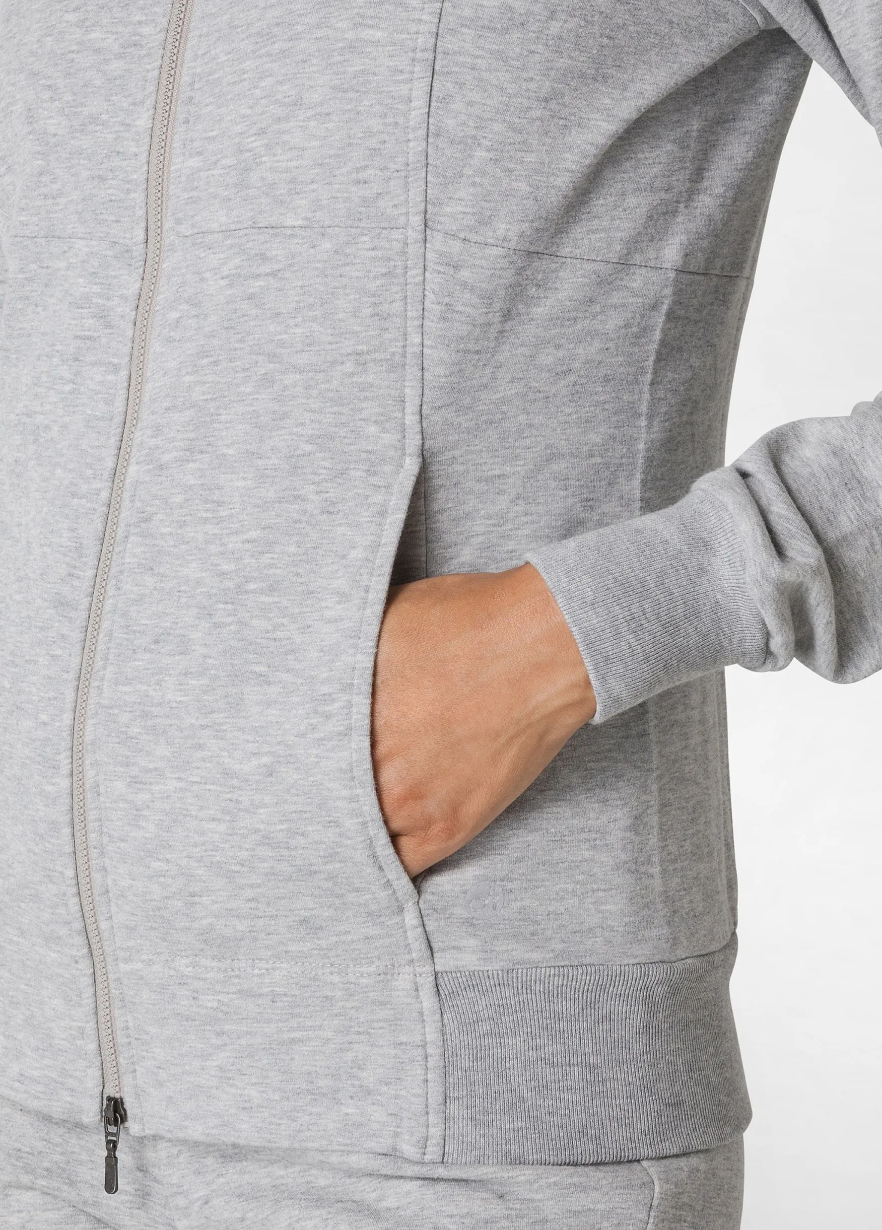 Online DEHA Core Full Zip Sweatshirt Grey Grey Melange