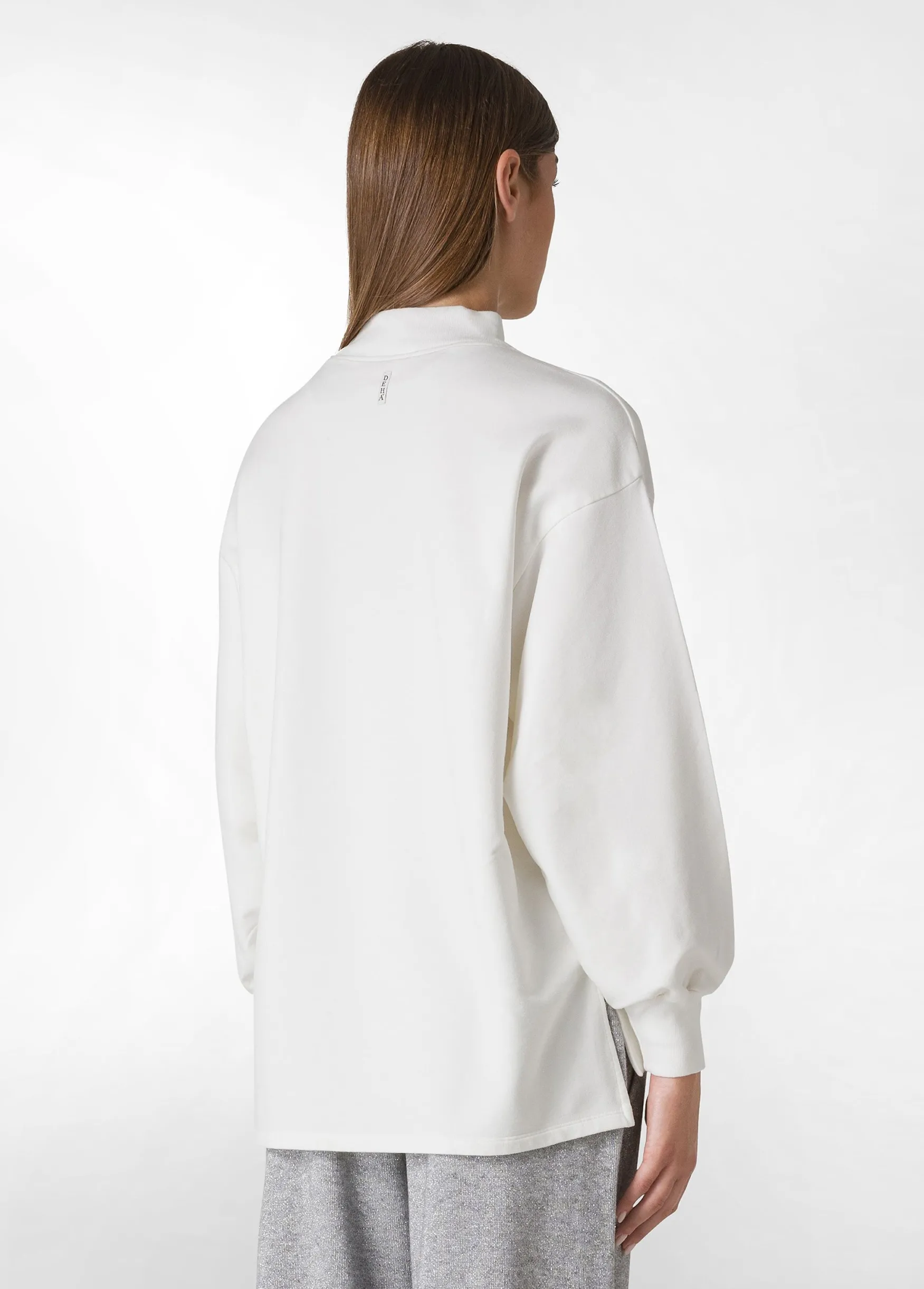 Clearance DEHA Cosy Graphic Sweatshirt White Milk White