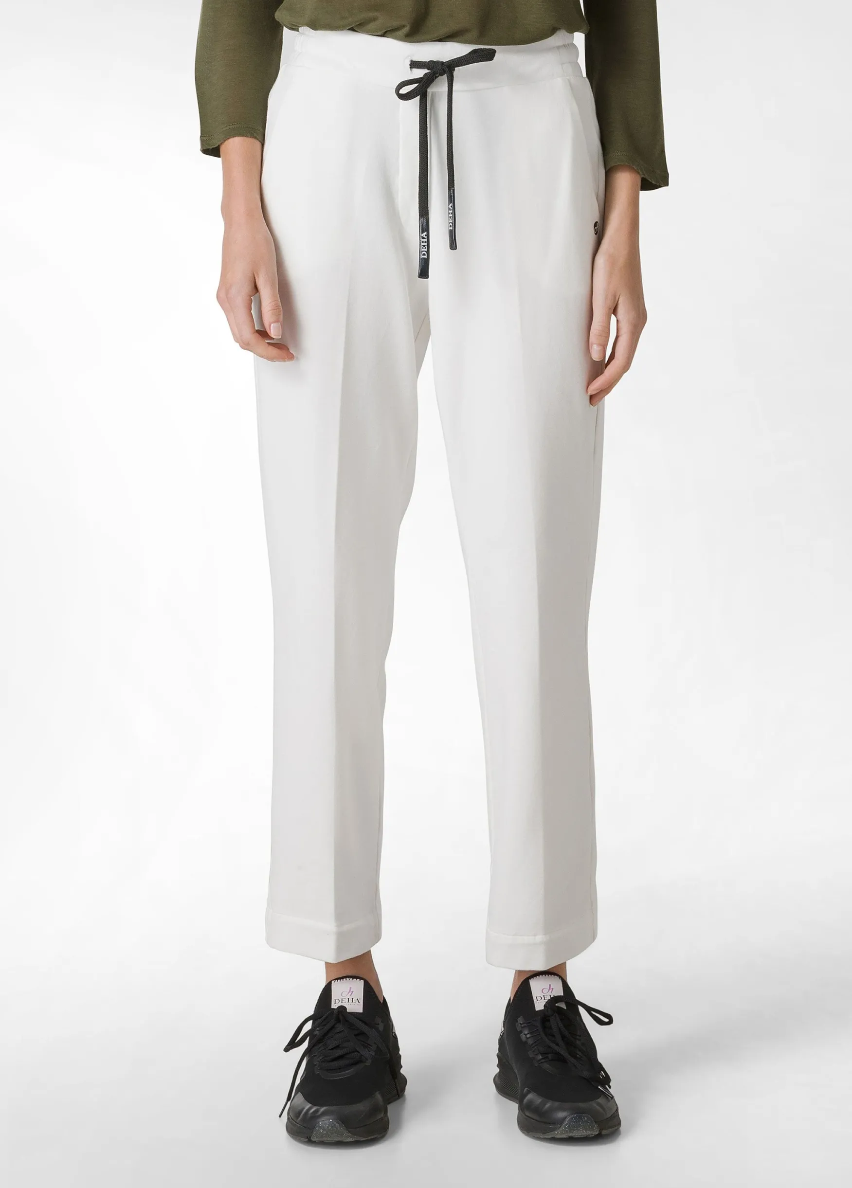 Store DEHA Cosy Straigh Pants White Milk White