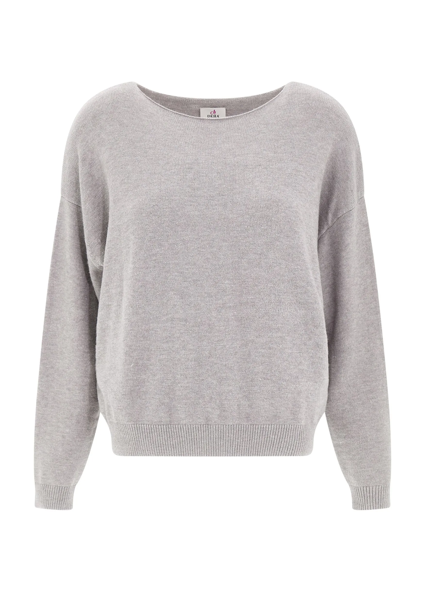 Cheap DEHA Crewneck Sweater Grey Grey Melange