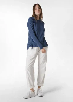 Sale DEHA Drawstring Corduroy Pants Blue Midblue