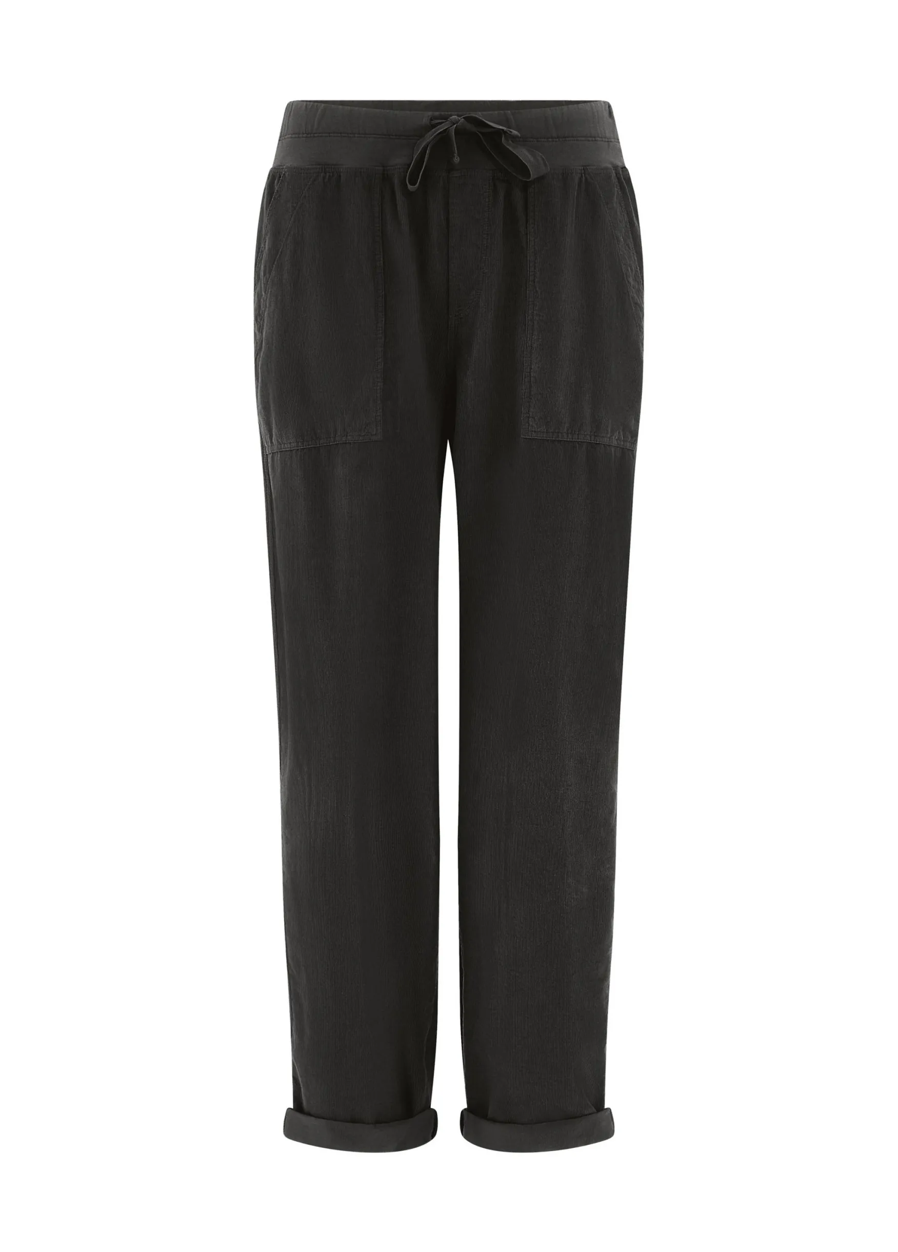 Store DEHA Drawstring Corduroy Pants Black