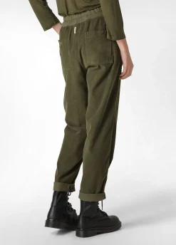 Store DEHA Drawstring Corduroy Pants Black