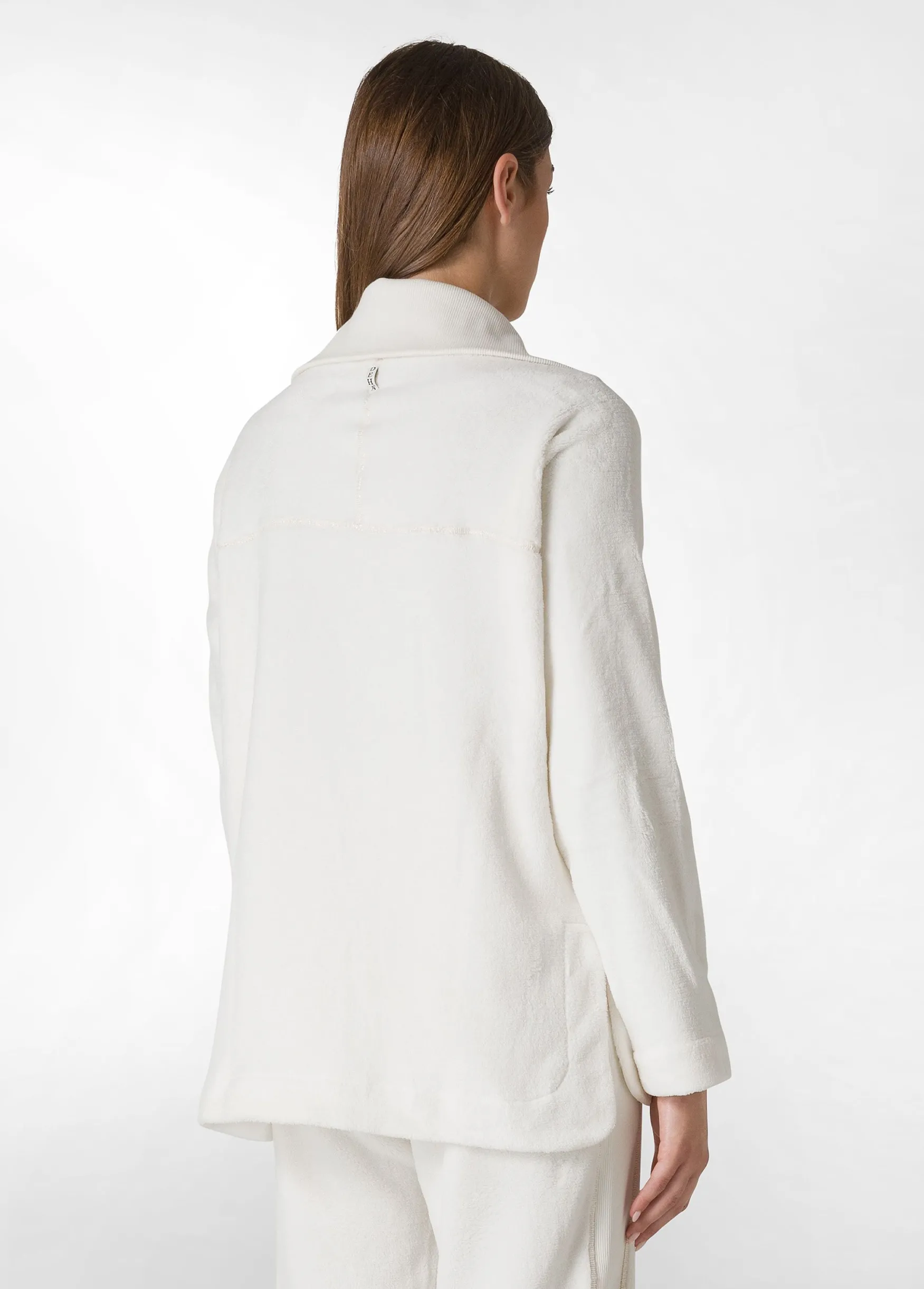 Hot DEHA Fluffy Polar Jacket White Milk White