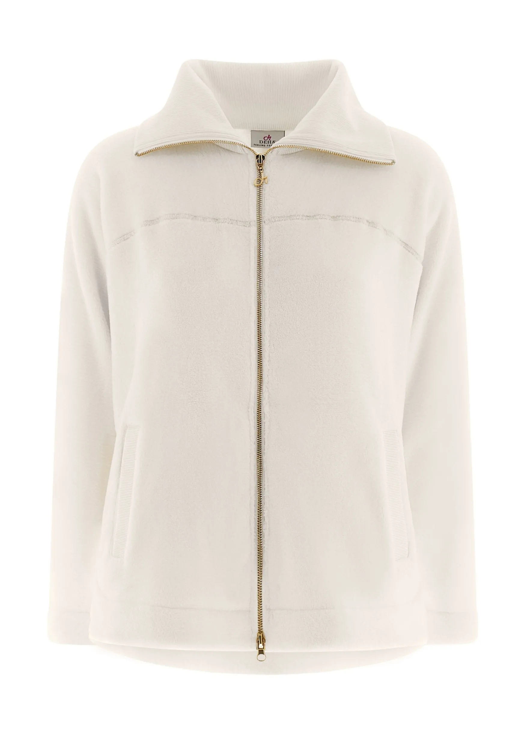 Hot DEHA Fluffy Polar Jacket White Milk White