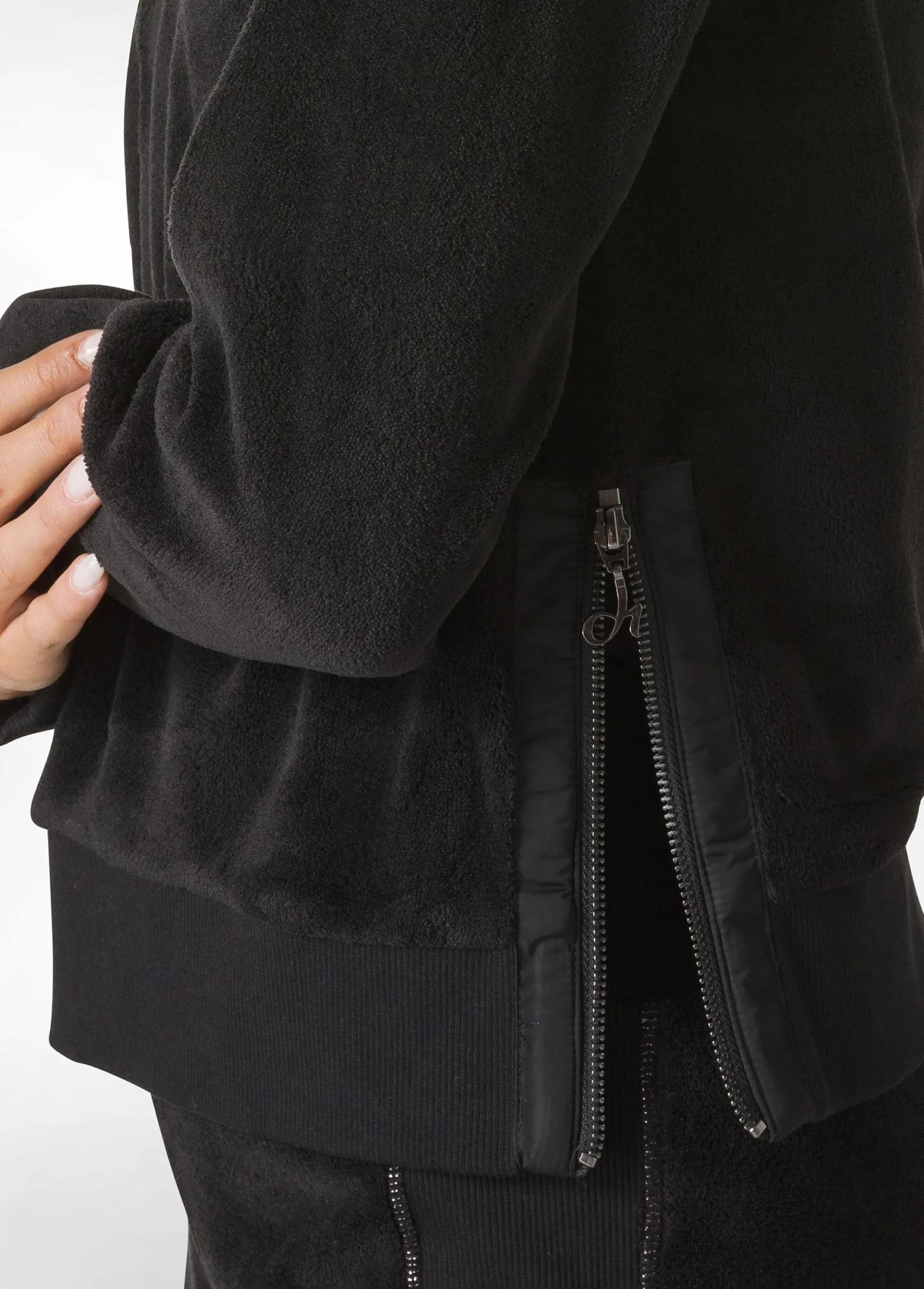 Discount DEHA Fluffy Polar Sweatshirt Black