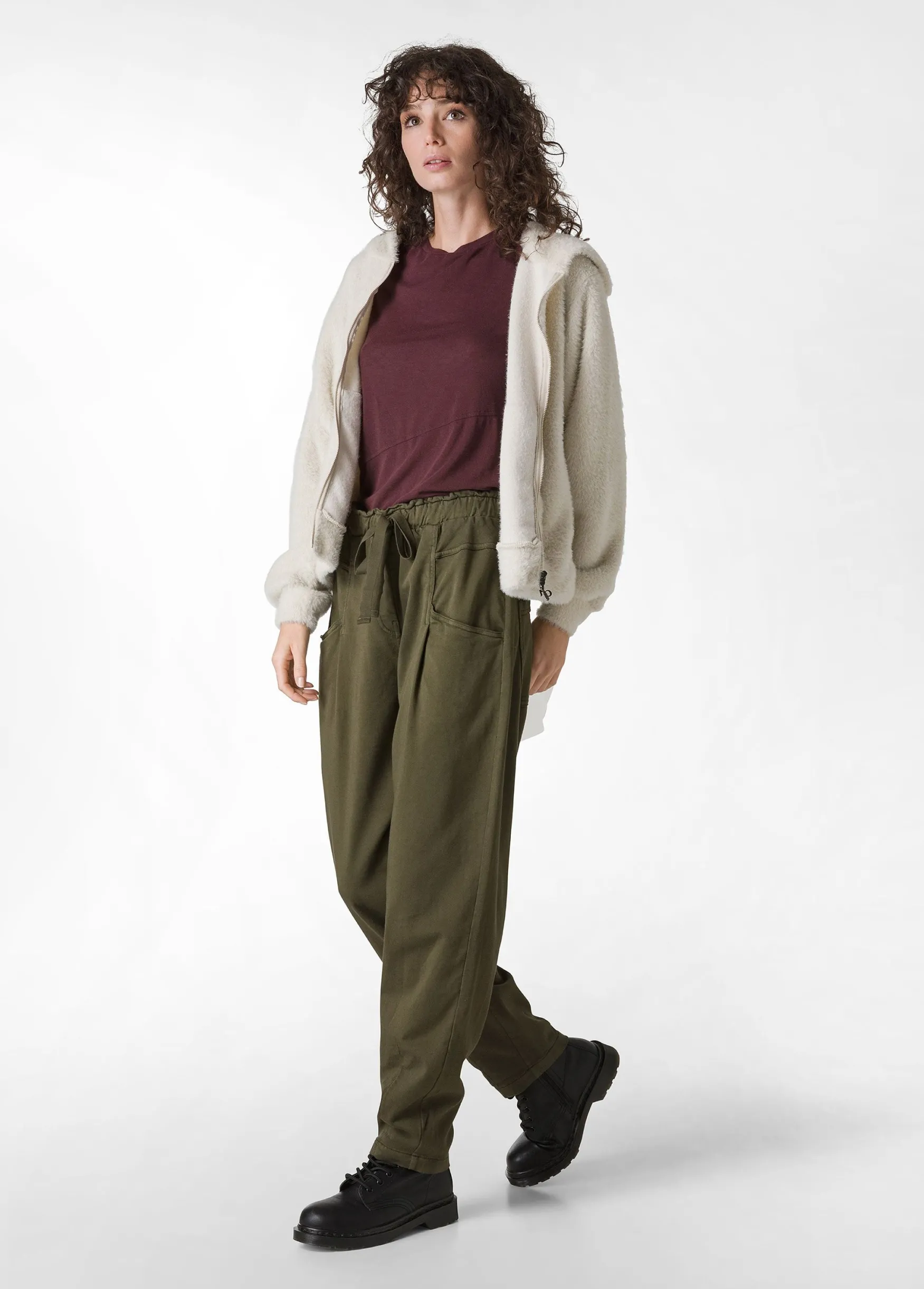 Flash Sale DEHA Gabardine Balloon Pants Green Olive Green