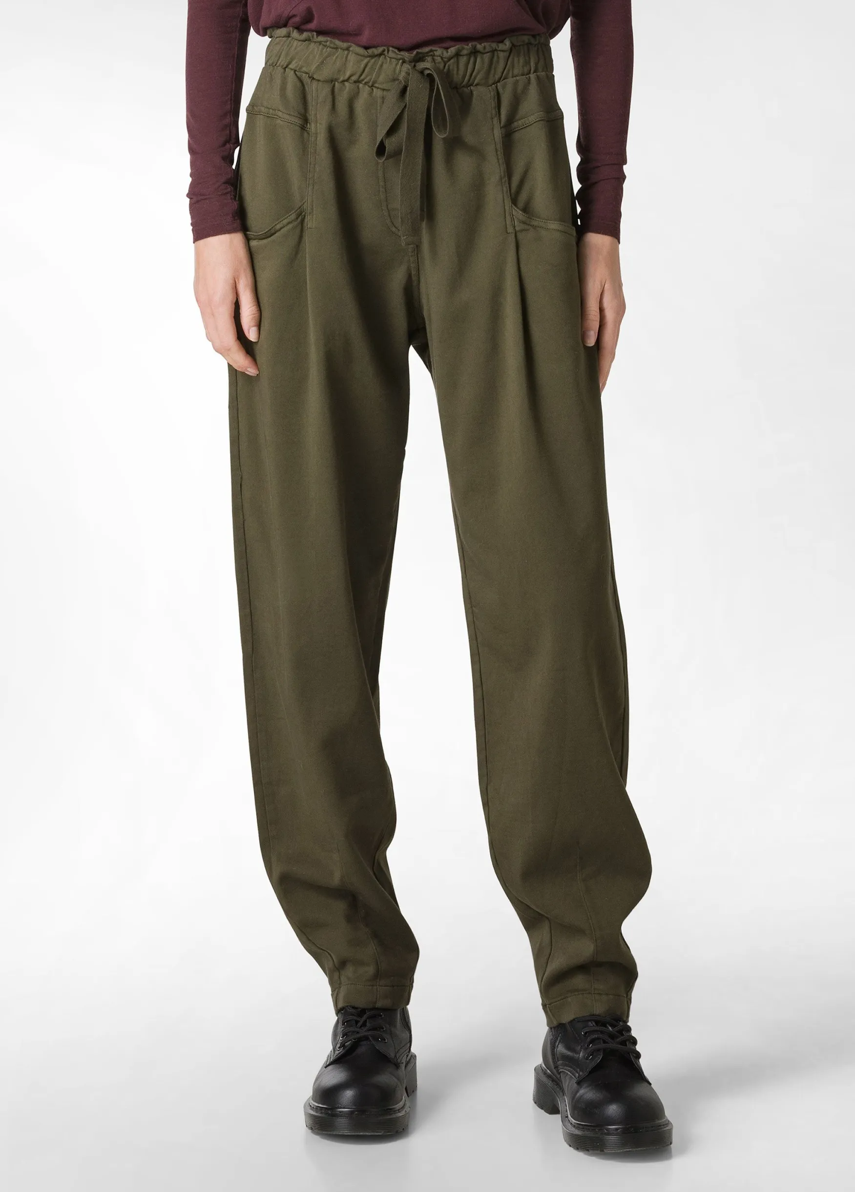 Flash Sale DEHA Gabardine Balloon Pants Green Olive Green