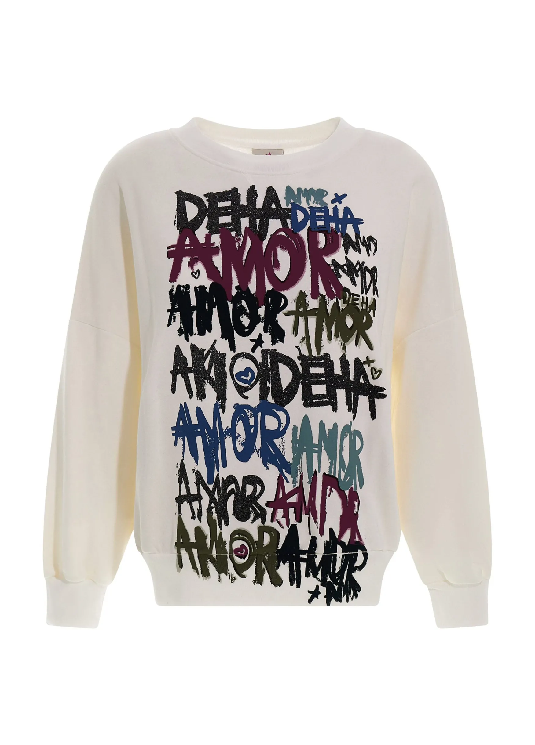 Shop DEHA Graphic Sweatshirt White Milk White