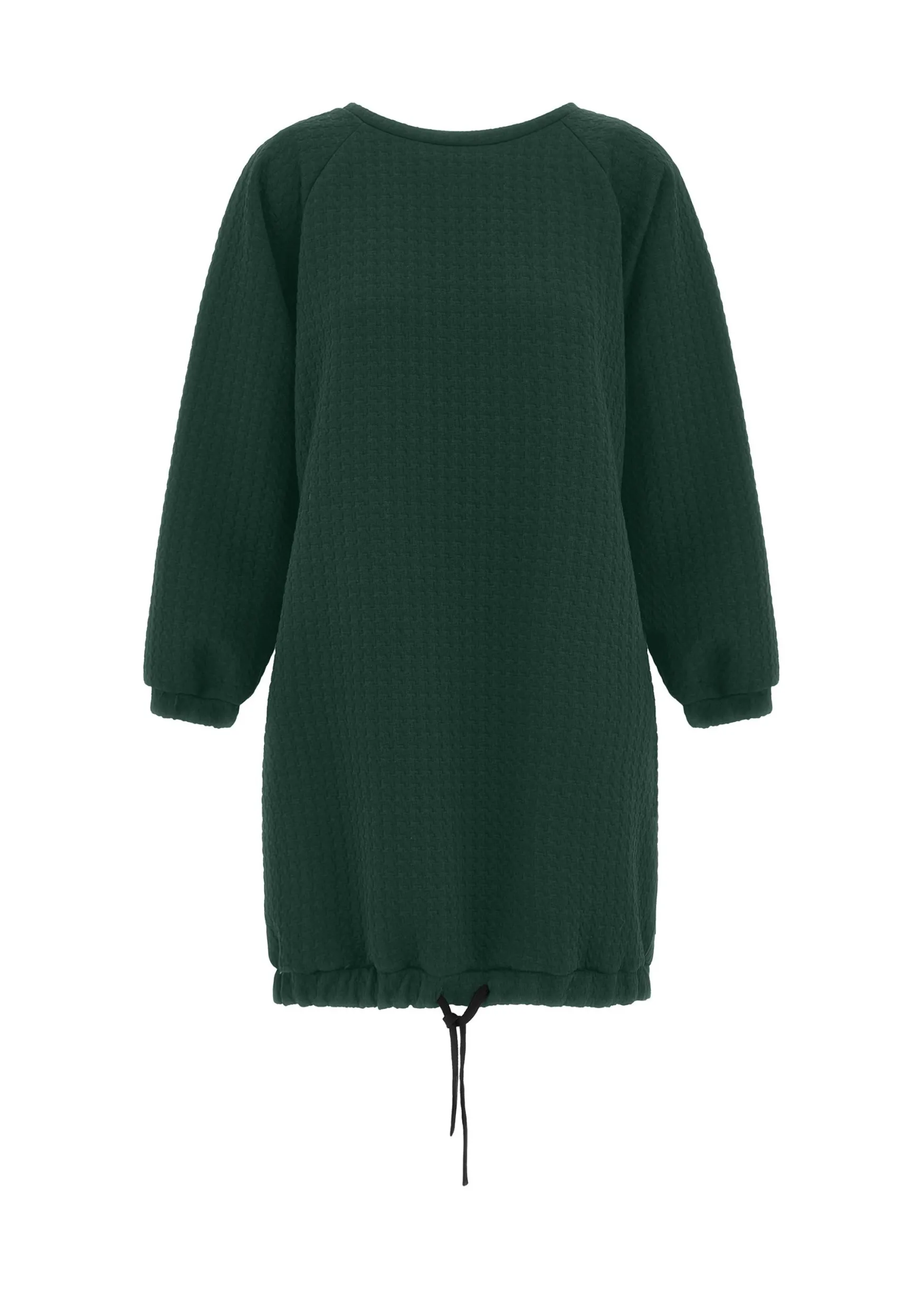 Sale DEHA Houndstooth Oversize Sweatshirt Green Forest Green