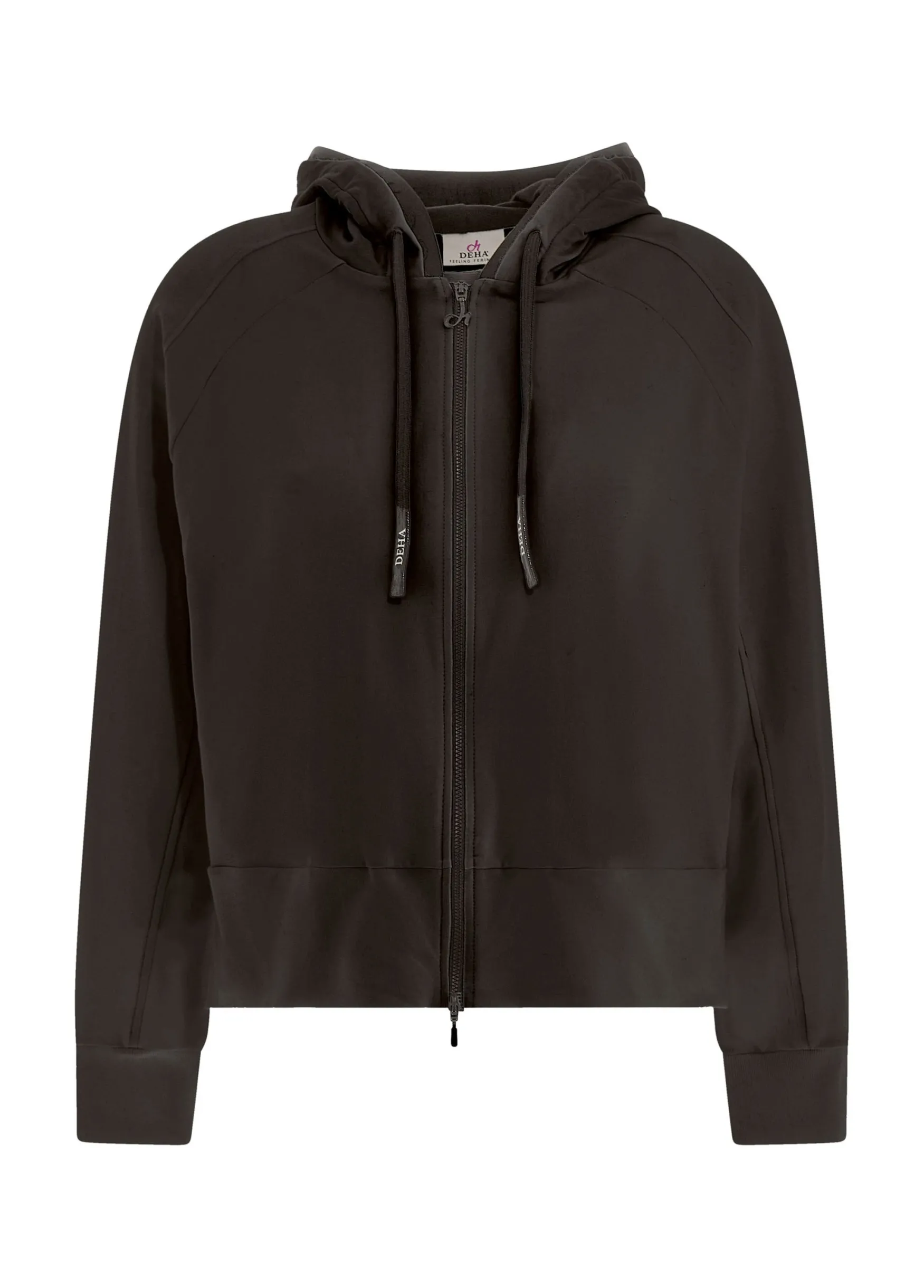 Flash Sale DEHA Logo Taping Full Zip Hoodie Black