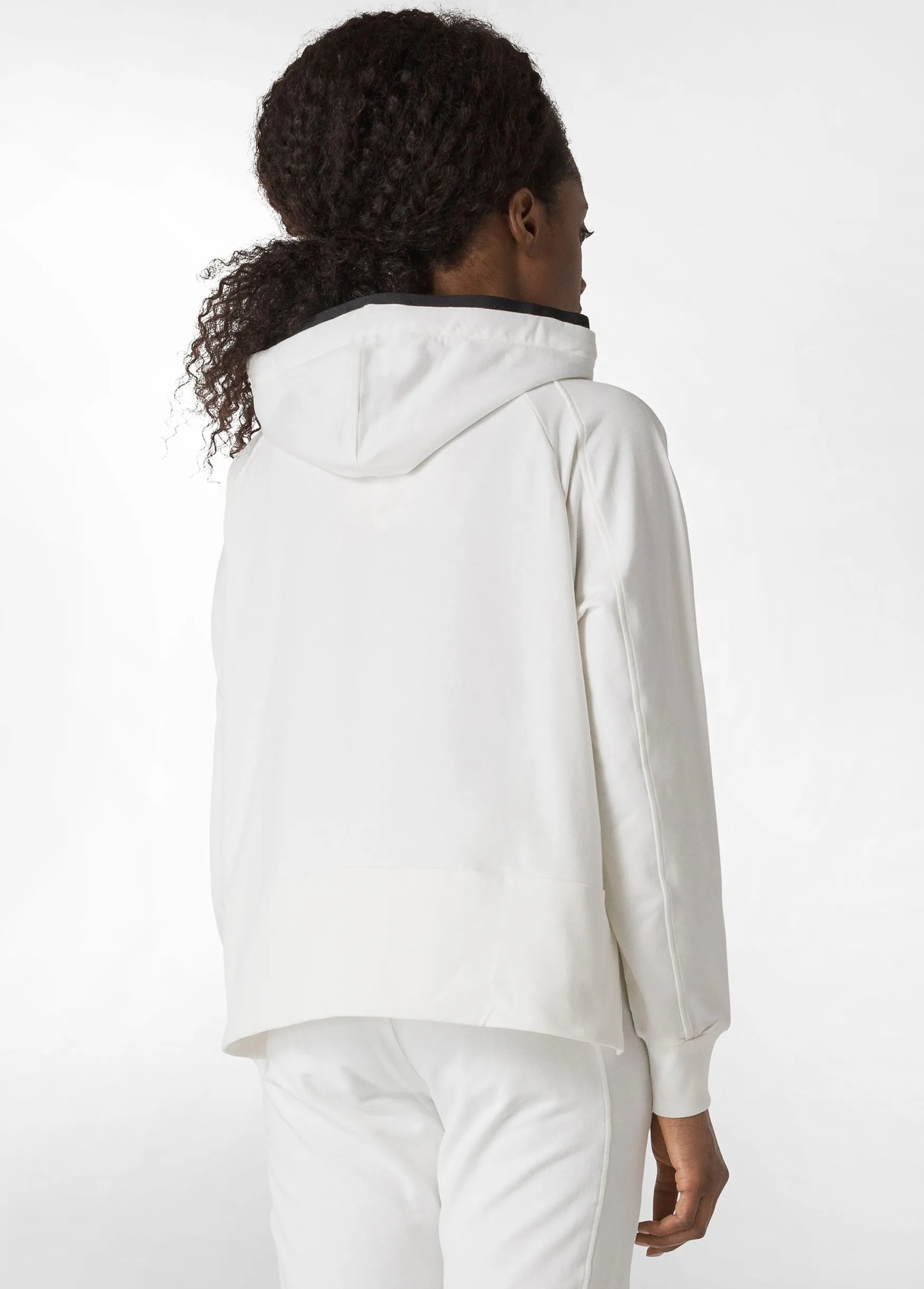 Clearance DEHA Logo Taping Full Zip Hoodie White Milk White