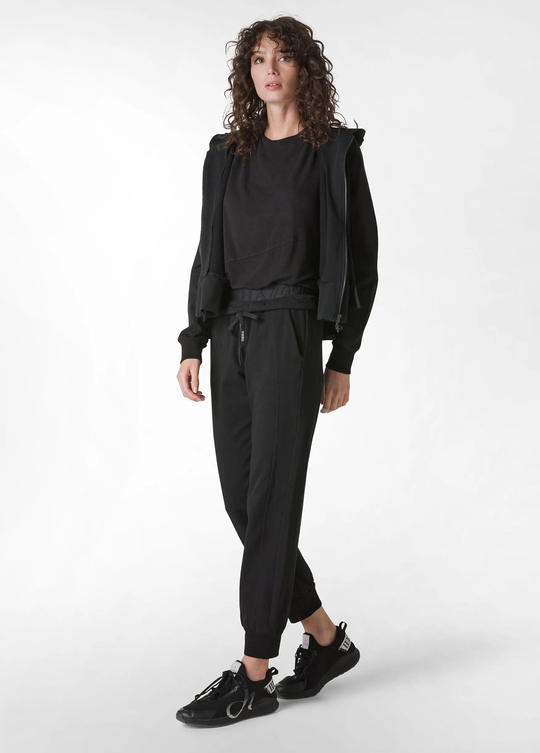 Best Sale DEHA Logo Taping Jogger Pants Black
