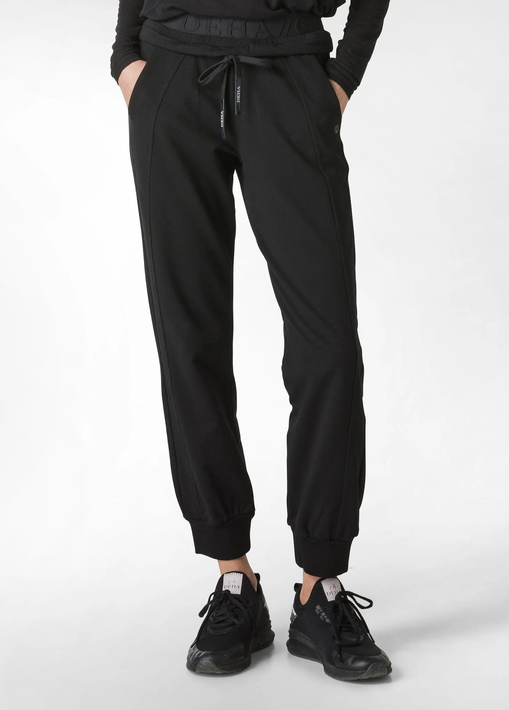 Best Sale DEHA Logo Taping Jogger Pants Black