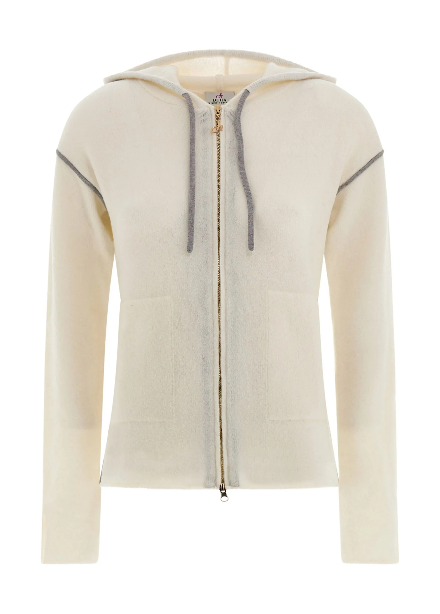 Shop DEHA Lounge Full Zip Cardigan White Milk White