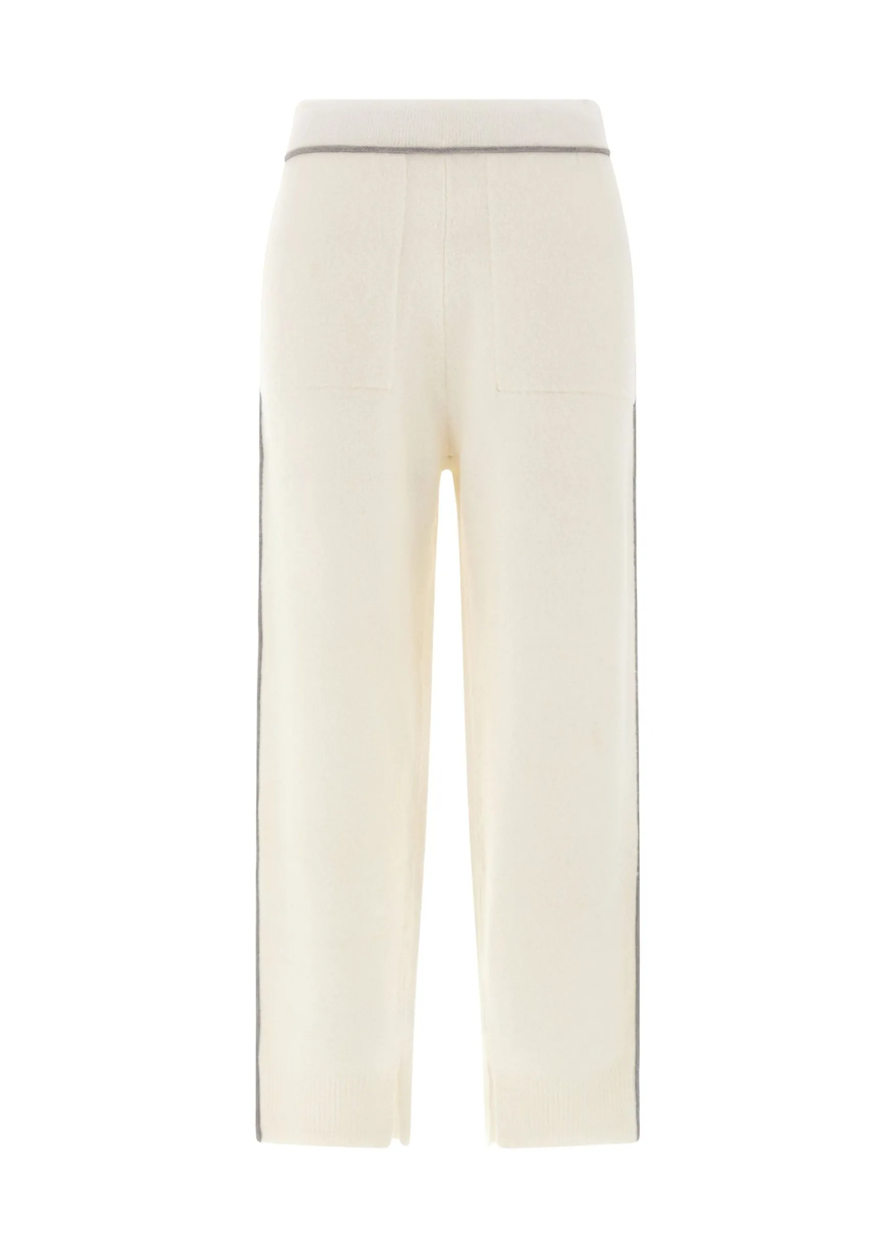 Store DEHA Lounge Knitted Jogger Pants White Milk White