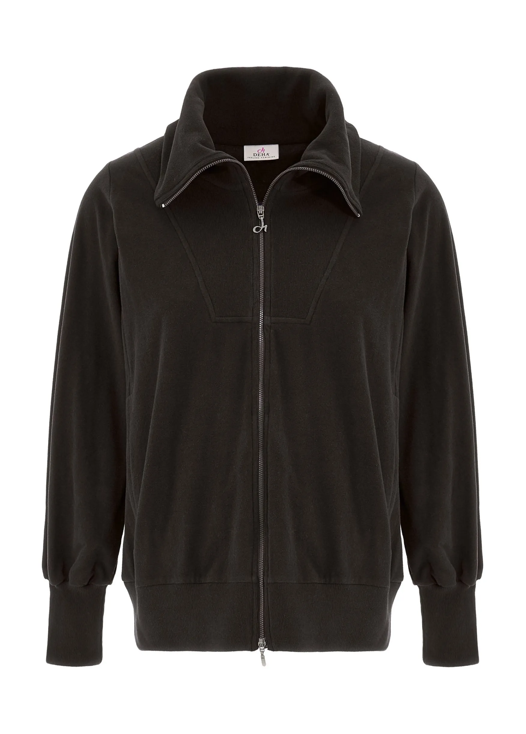 New DEHA Lounge Polar Fleece Jacket Black