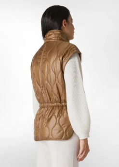 Outlet DEHA Padded Vest Brown Biscuit Brown