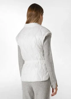 Discount DEHA Padded Vest White Milk White