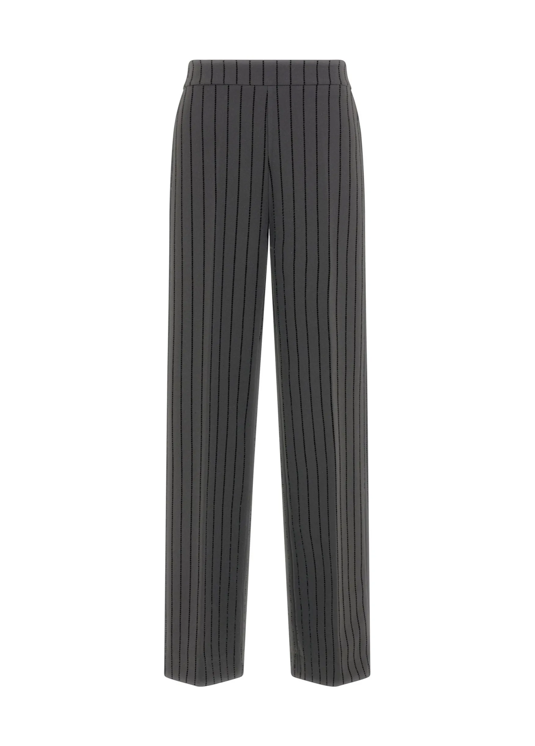 New DEHA Pinstriped Wide Leg Pants Grey Dark Grey Mel