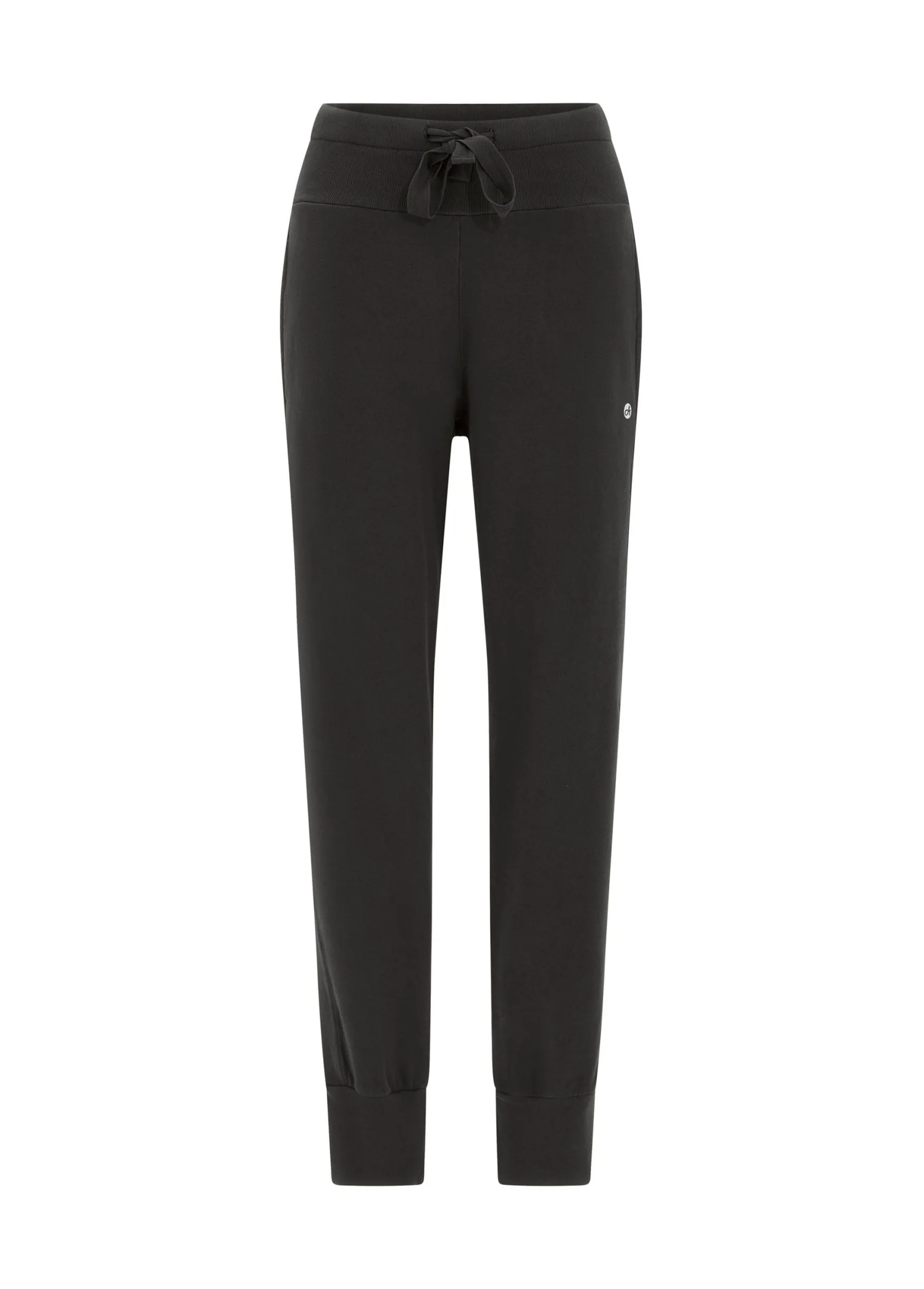 Hot DEHA Ribbed Trims Sweatpants Black