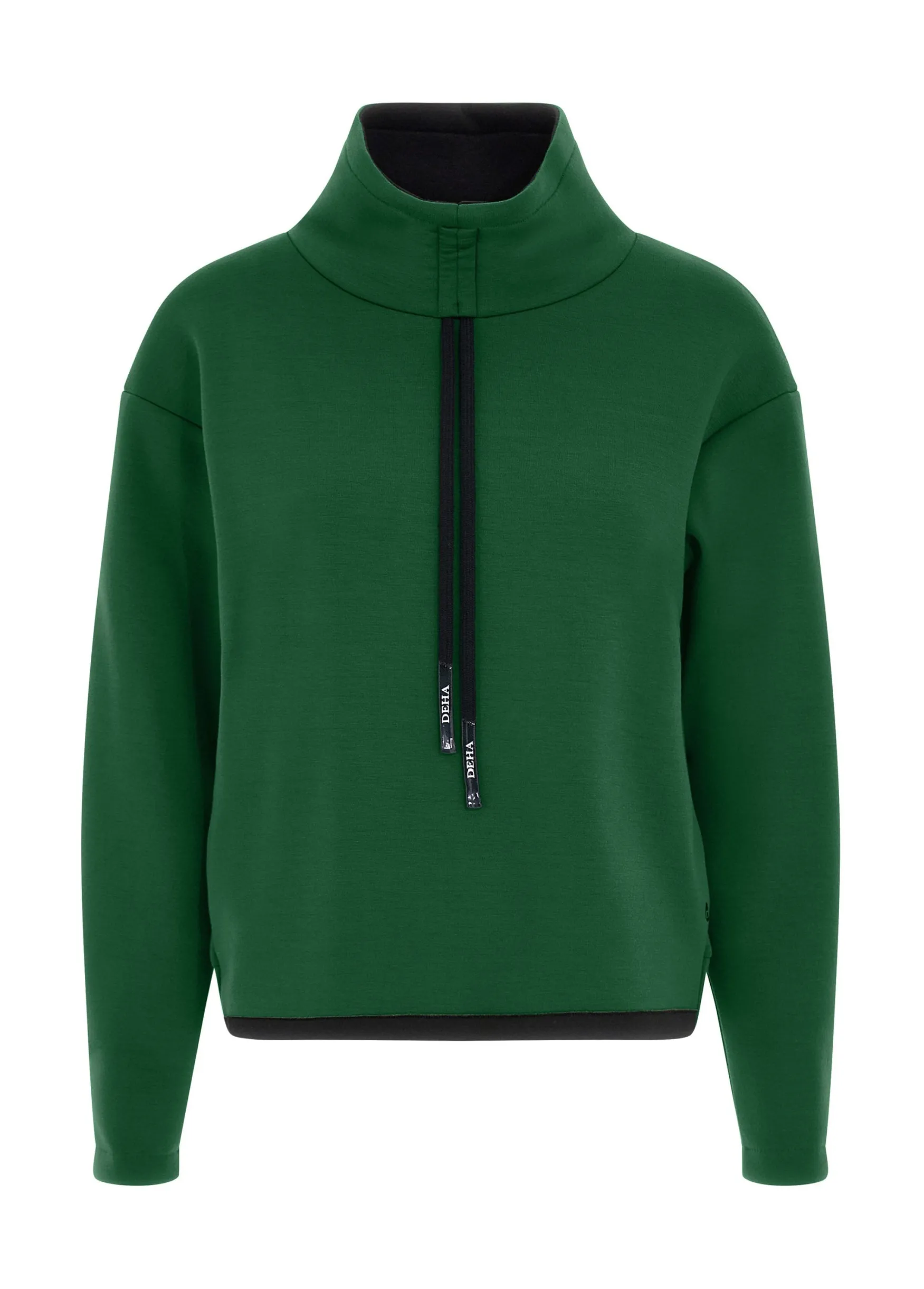 Cheap DEHA Scuba High Neck Sweatshirt Green Grass Green